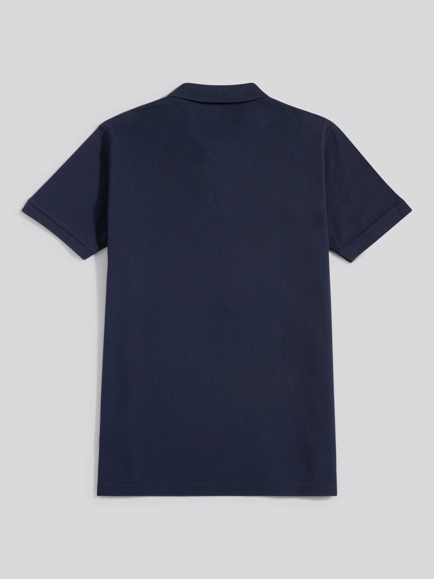 Mens Double Horsemen Polo Shirt Dark Sapphire Navy / Haute Red DHM - Image 7
