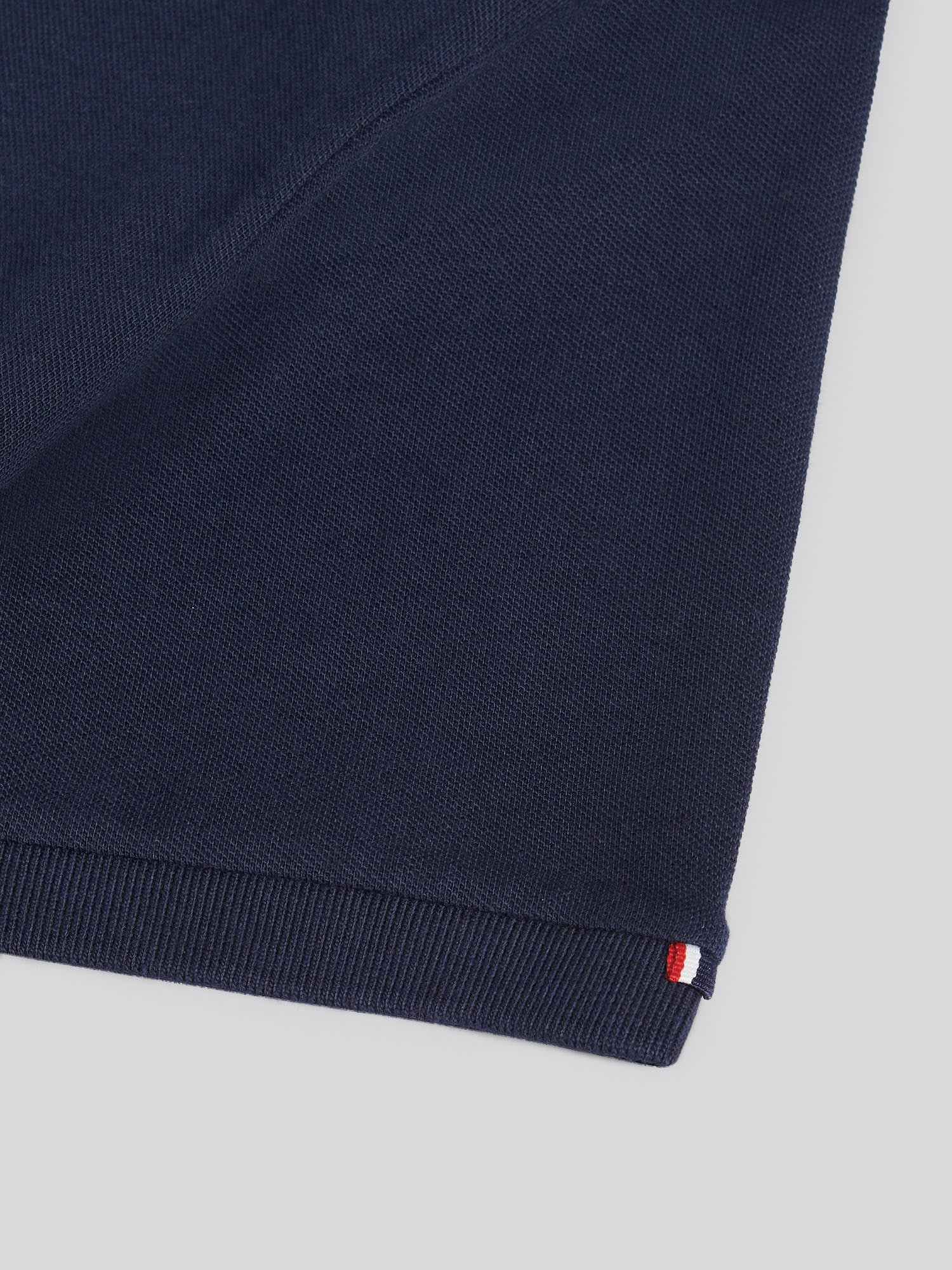 Mens Double Horsemen Polo Shirt Dark Sapphire Navy / Haute Red DHM - Image 9