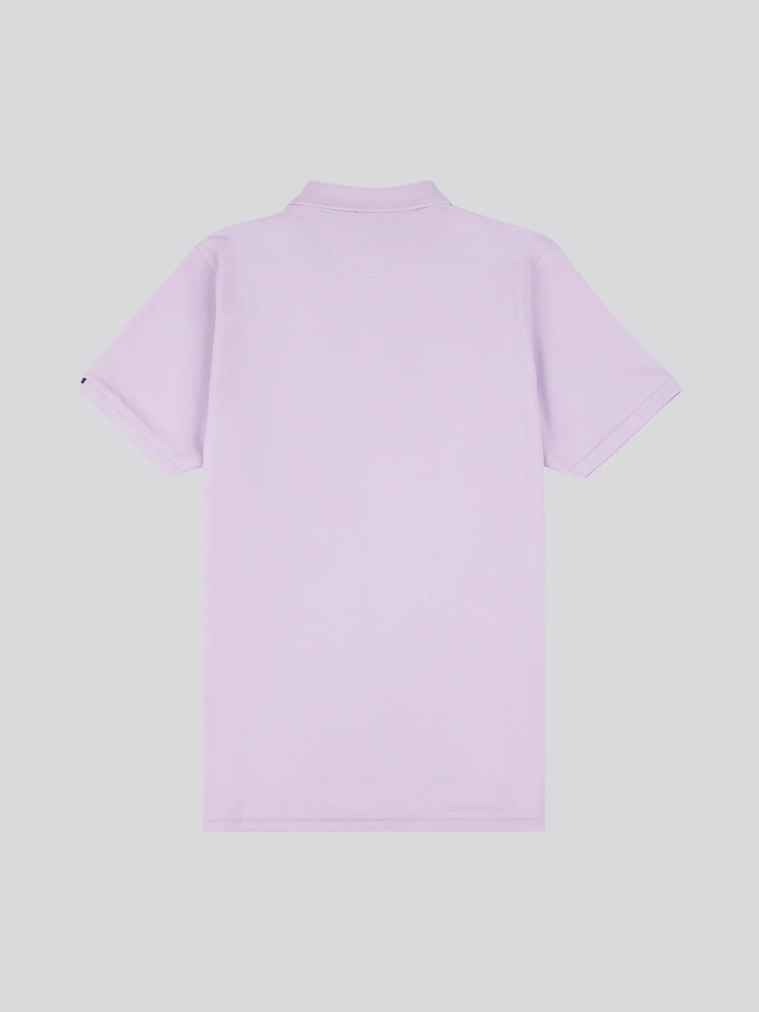 Mens Double Horsemen Polo Shirt Lilac Breeze - Image 6