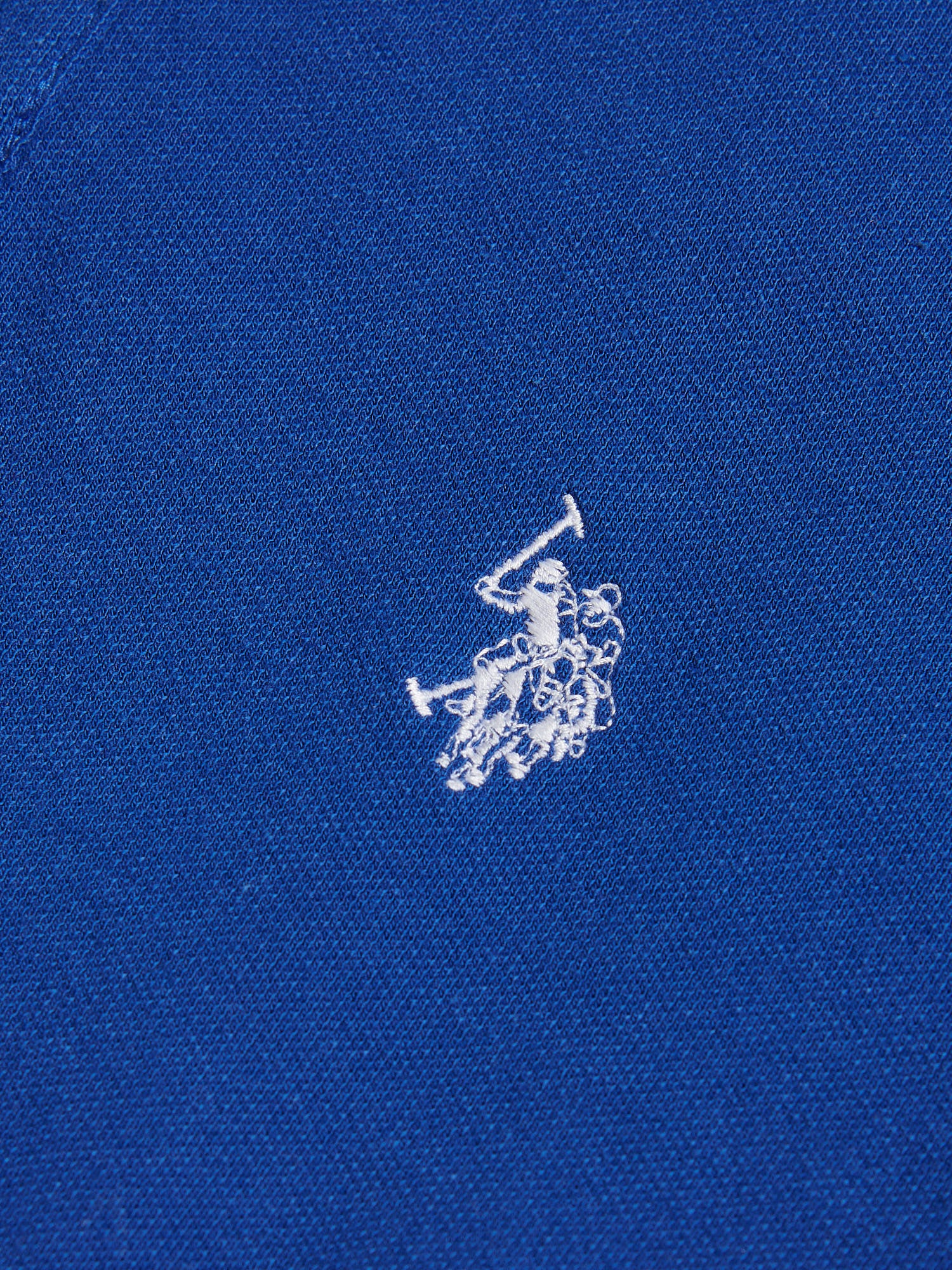 Mens Double Horsemen Polo Shirt Sodalite Blue - Image 8