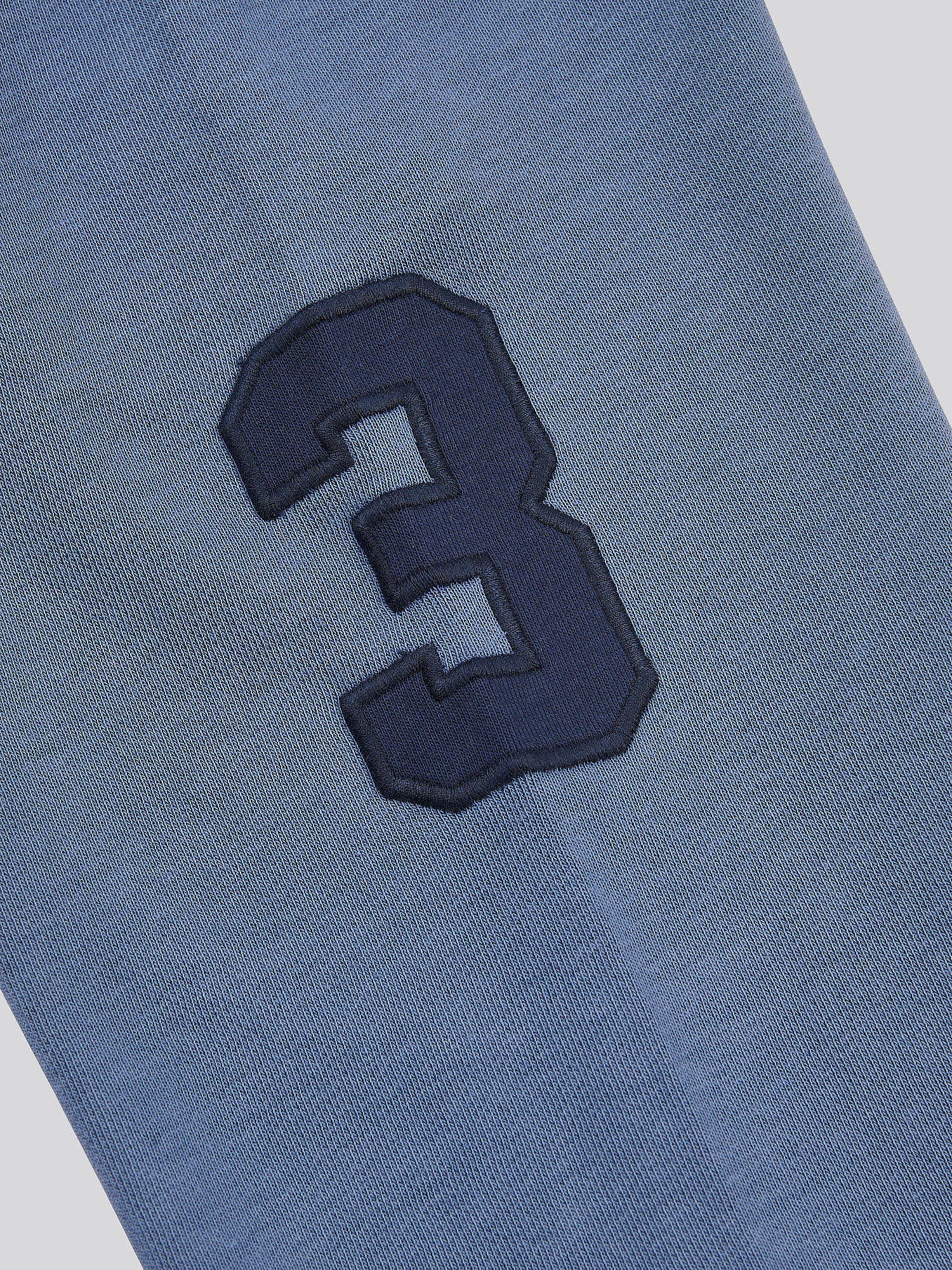 Mens Player 3 Loopback Hoodie in Vintage Indigo - Image 8
