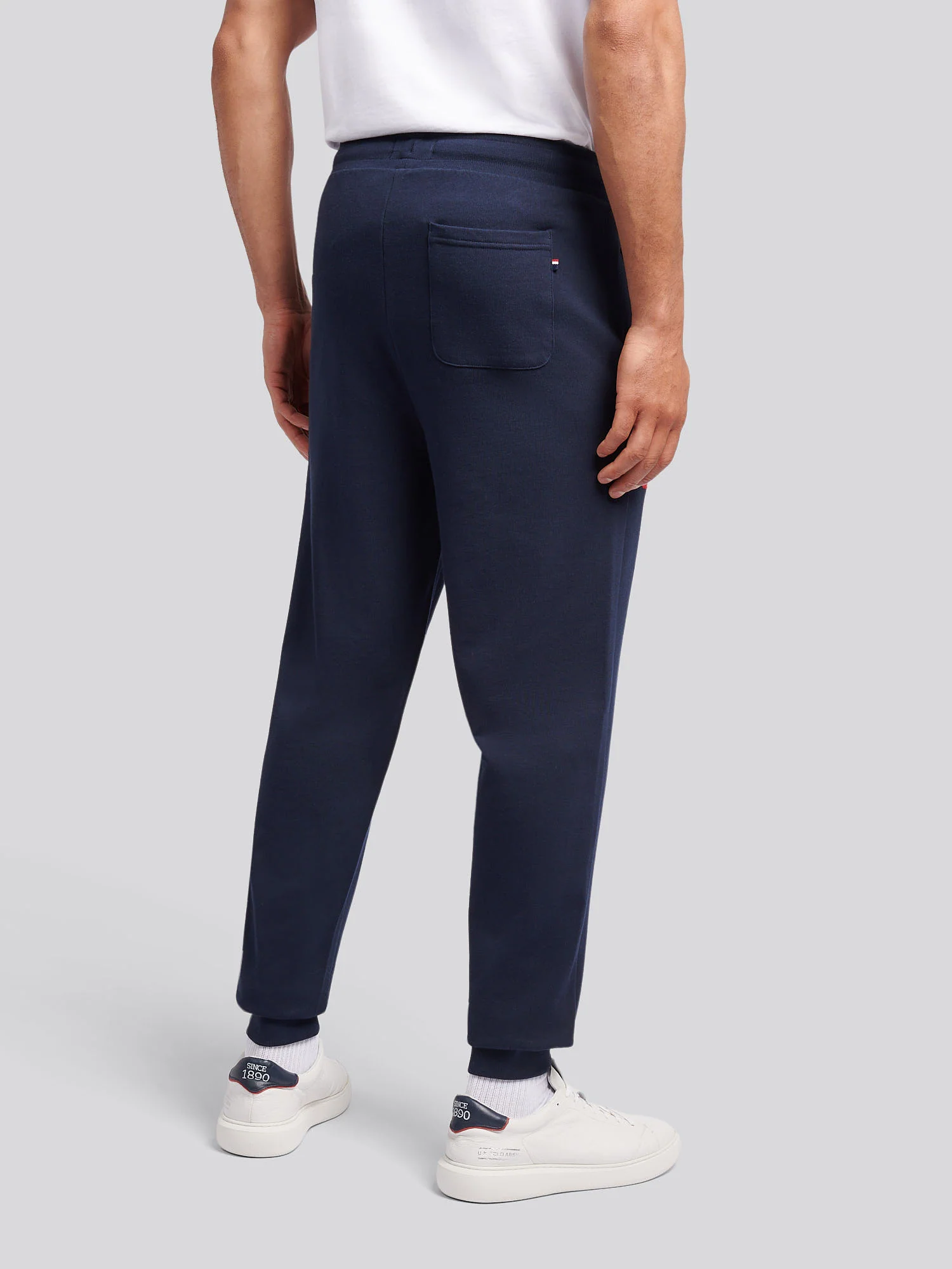 Mens Player 3 Loopback Jogger in Dark Sapphire Navy / Haute Red DHM - Image 5