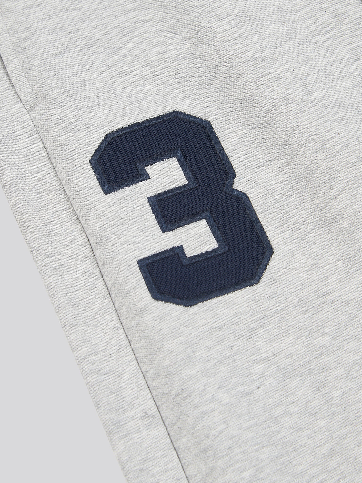 Mens Player 3 Loopback Jogger in Mid Grey Marl - Image 10