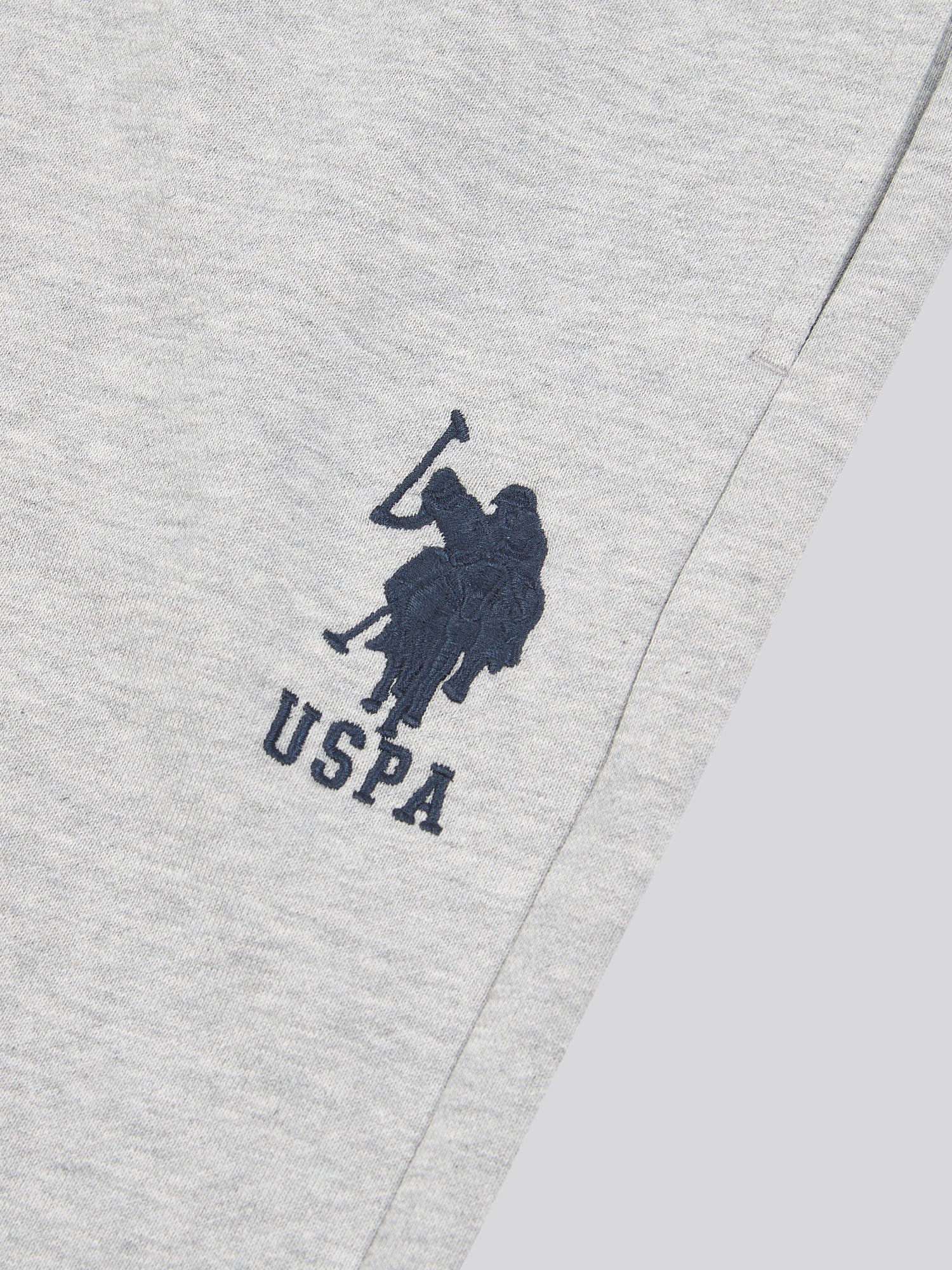 Mens Player 3 Loopback Jogger in Mid Grey Marl - Image 9