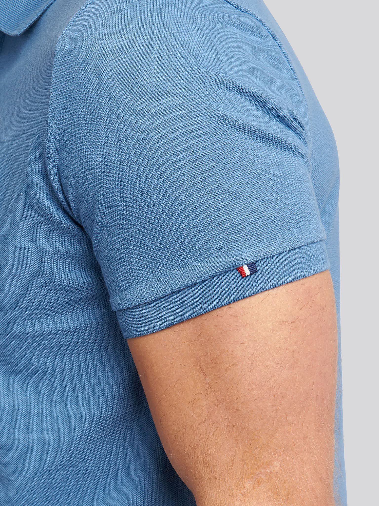 Mens Player 3 Polo Shirt Blue Horizon - Image 5