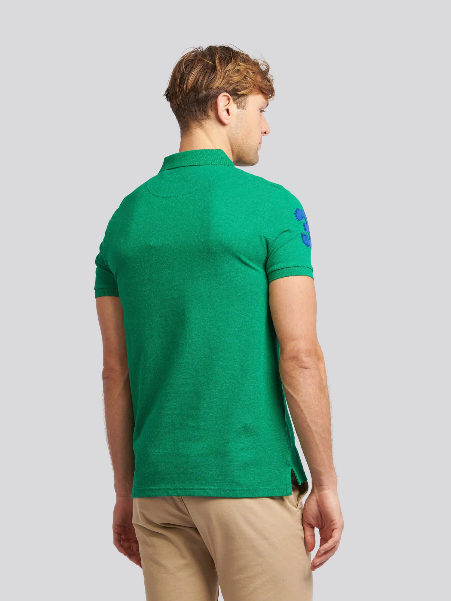 Mens Player 3 Polo Shirt Lush Meadow - Image 5