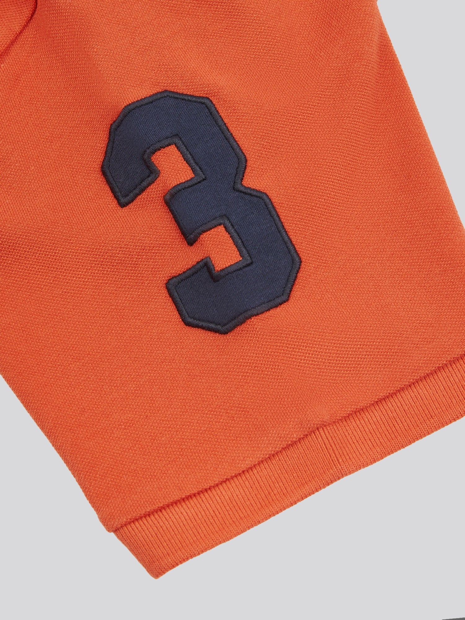 Mens Player 3 Polo Shirt Burnt Ochre - Image 8