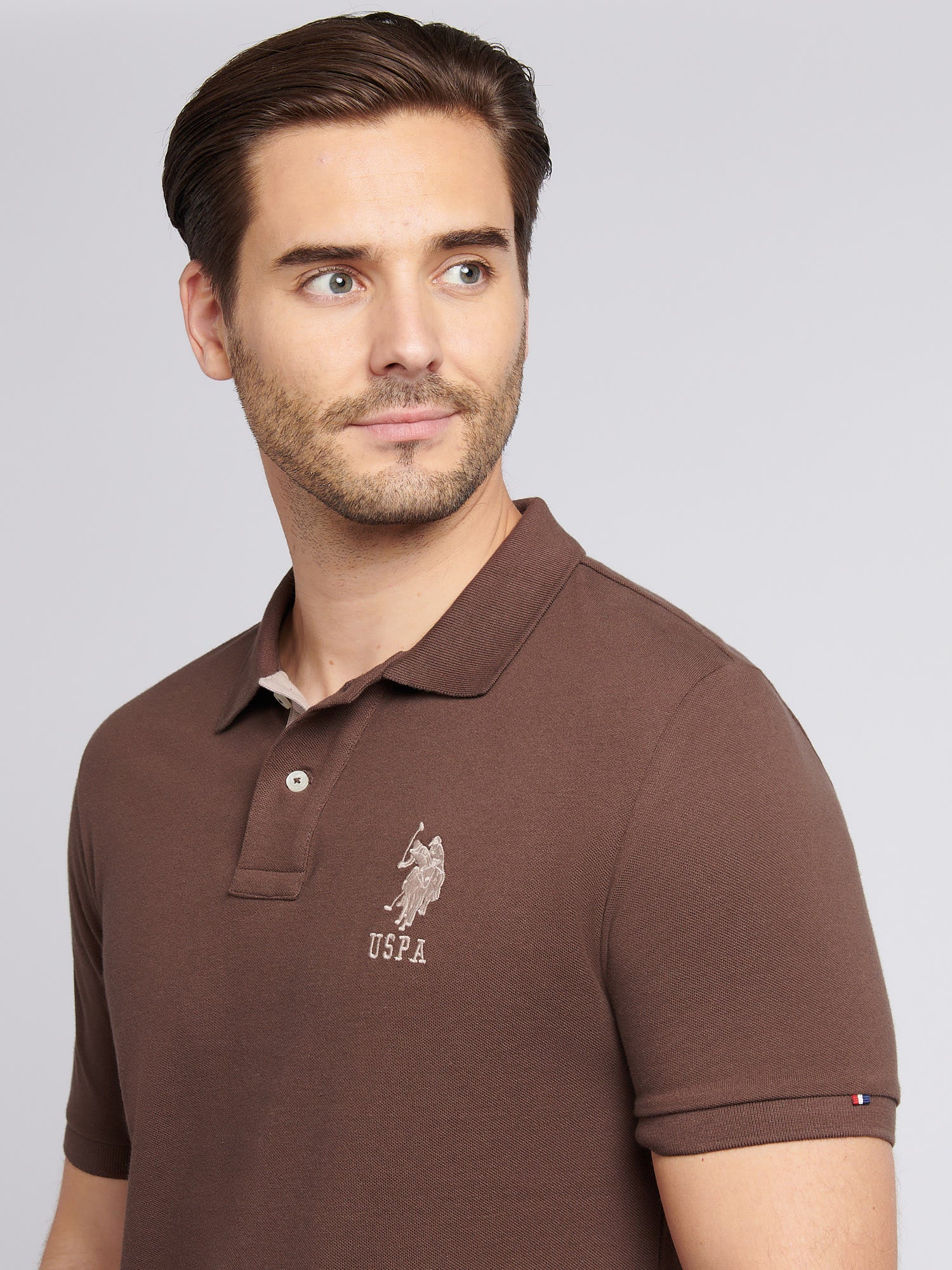 Mens Player 3 Polo Shirt Chocolate Martini - Image 2