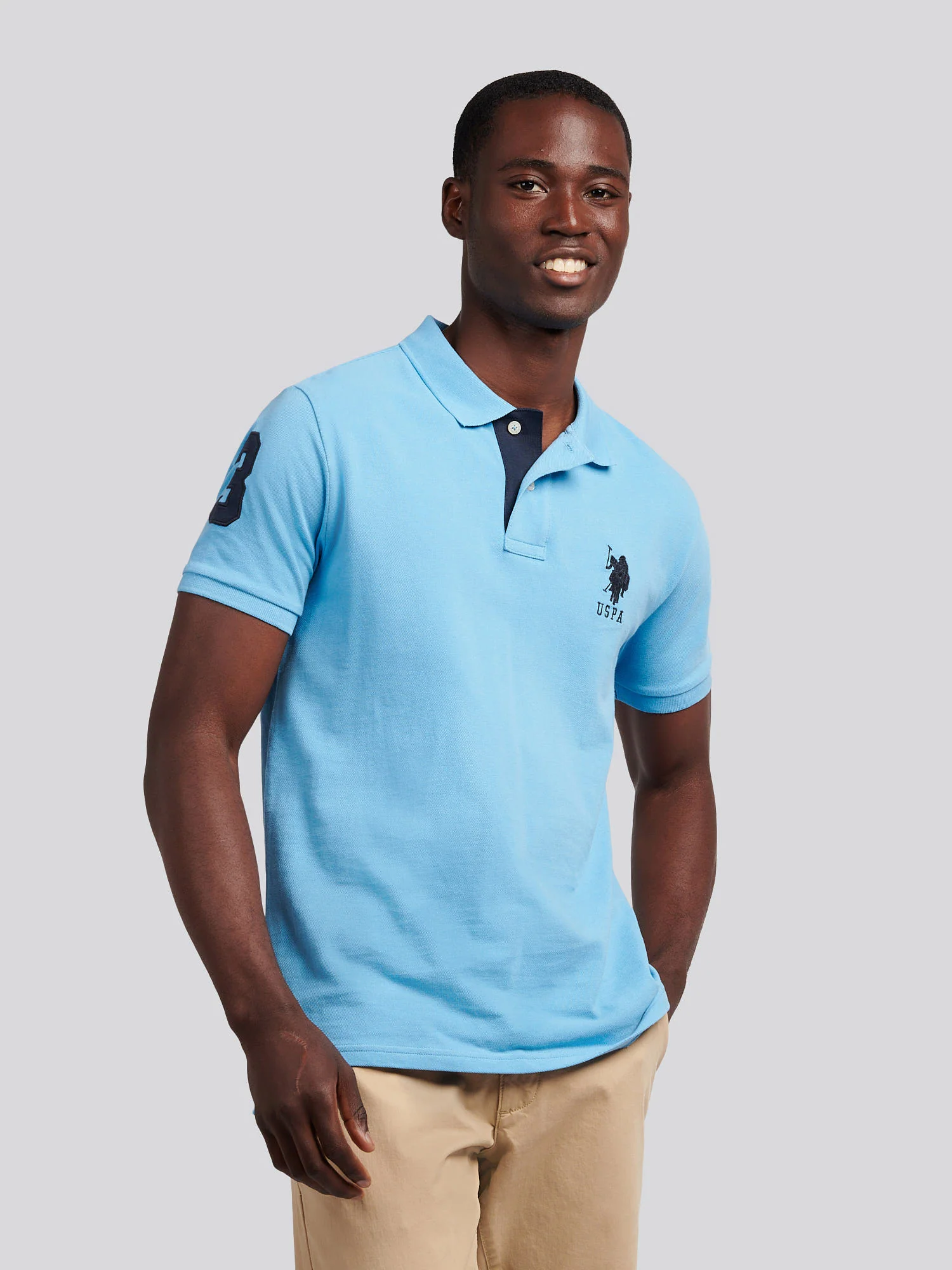 Mens Player 3 Polo Shirt Heritage Blue