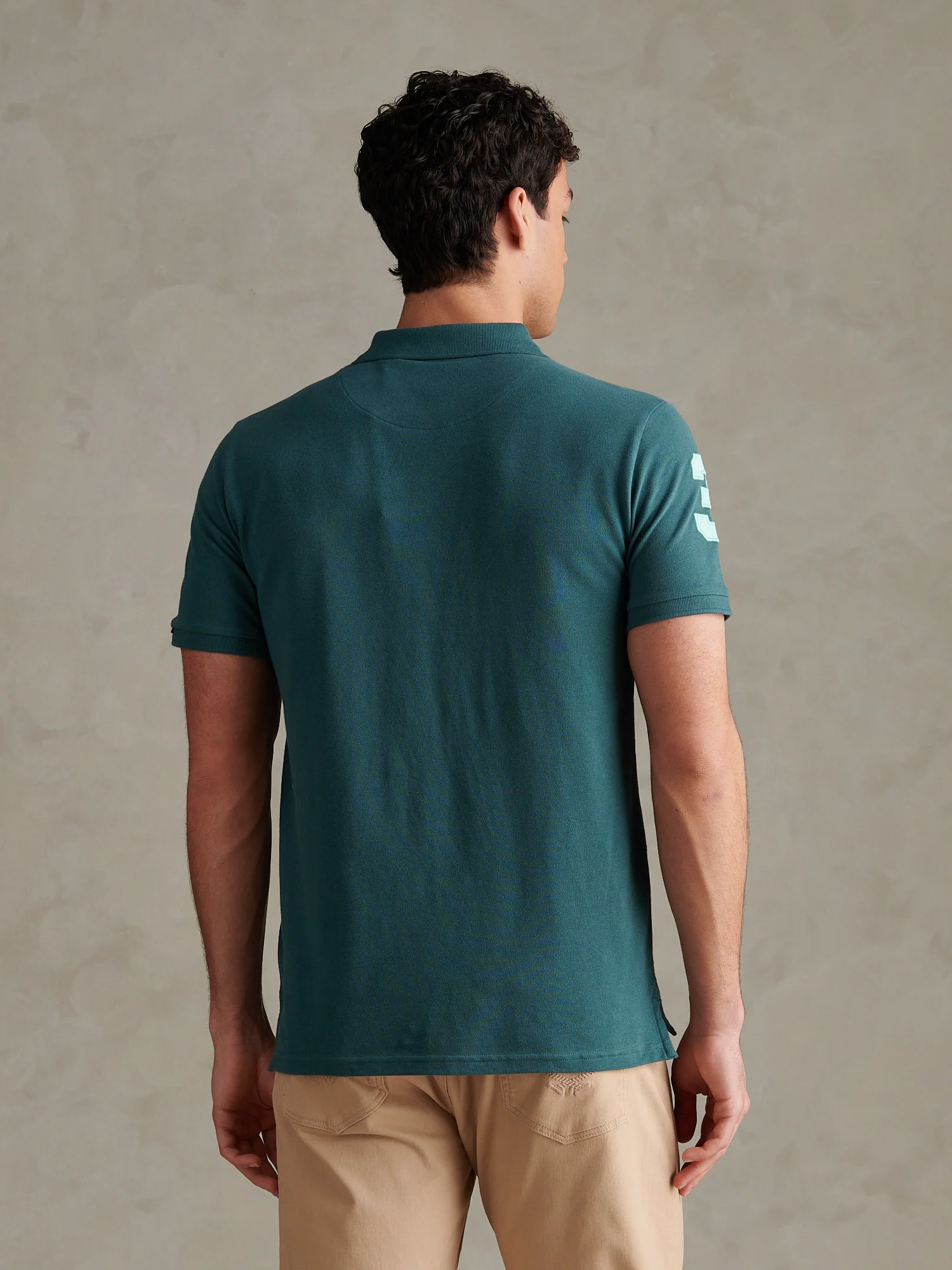 Mens Player 3 Polo Shirt Mediterranea - Image 4