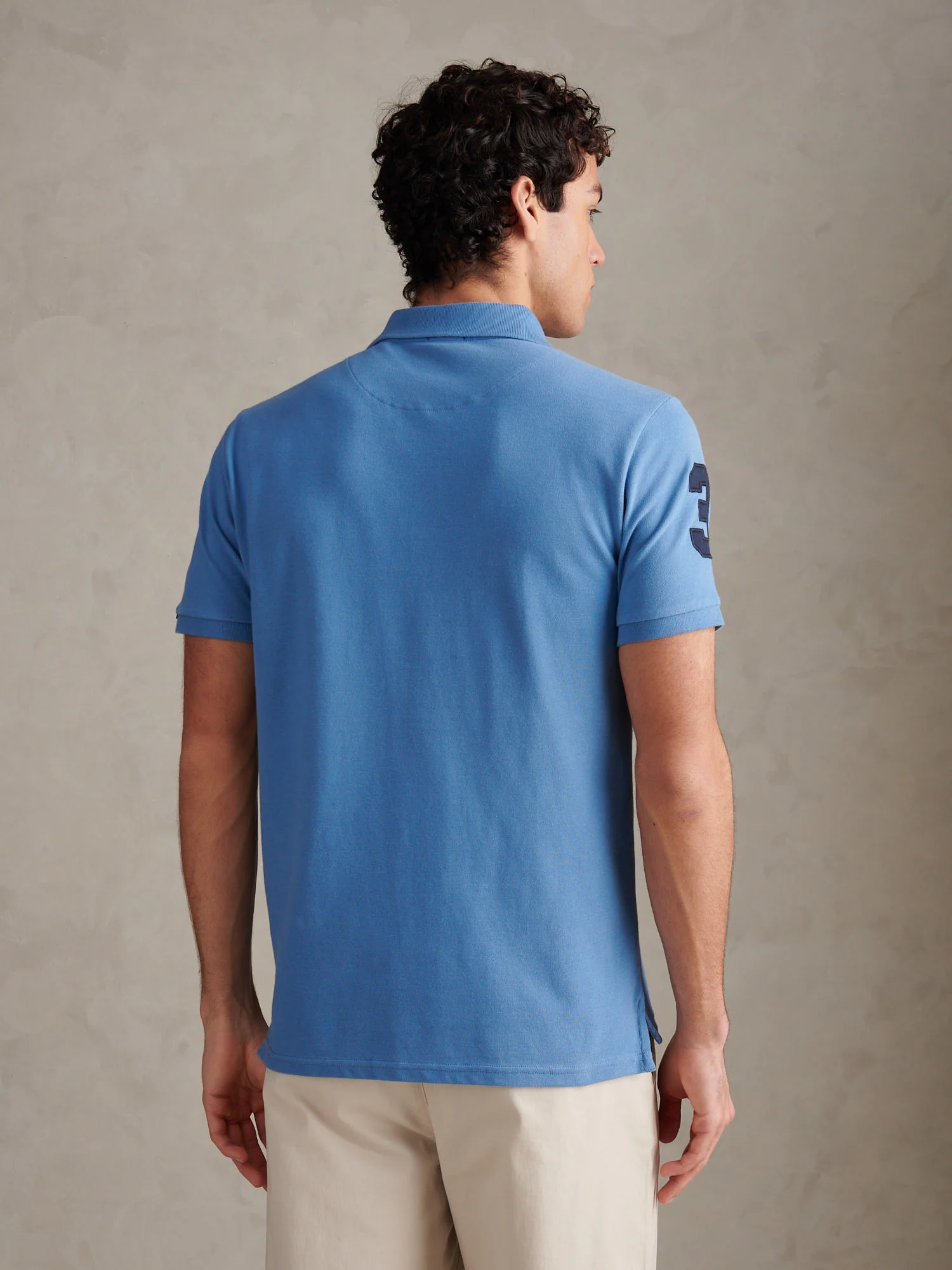 Mens Player 3 Polo Shirt Riviera - Image 4
