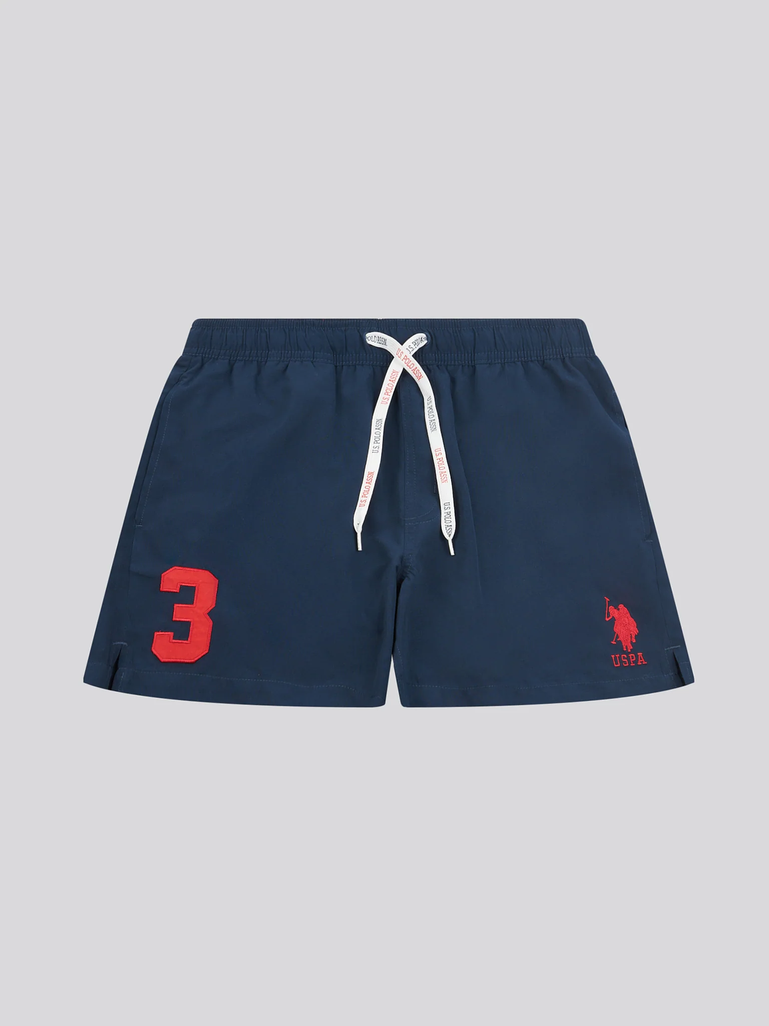 Mens Player 3 Swim Short Dark Sapphire Navy / Haute Red DHM - Image 5