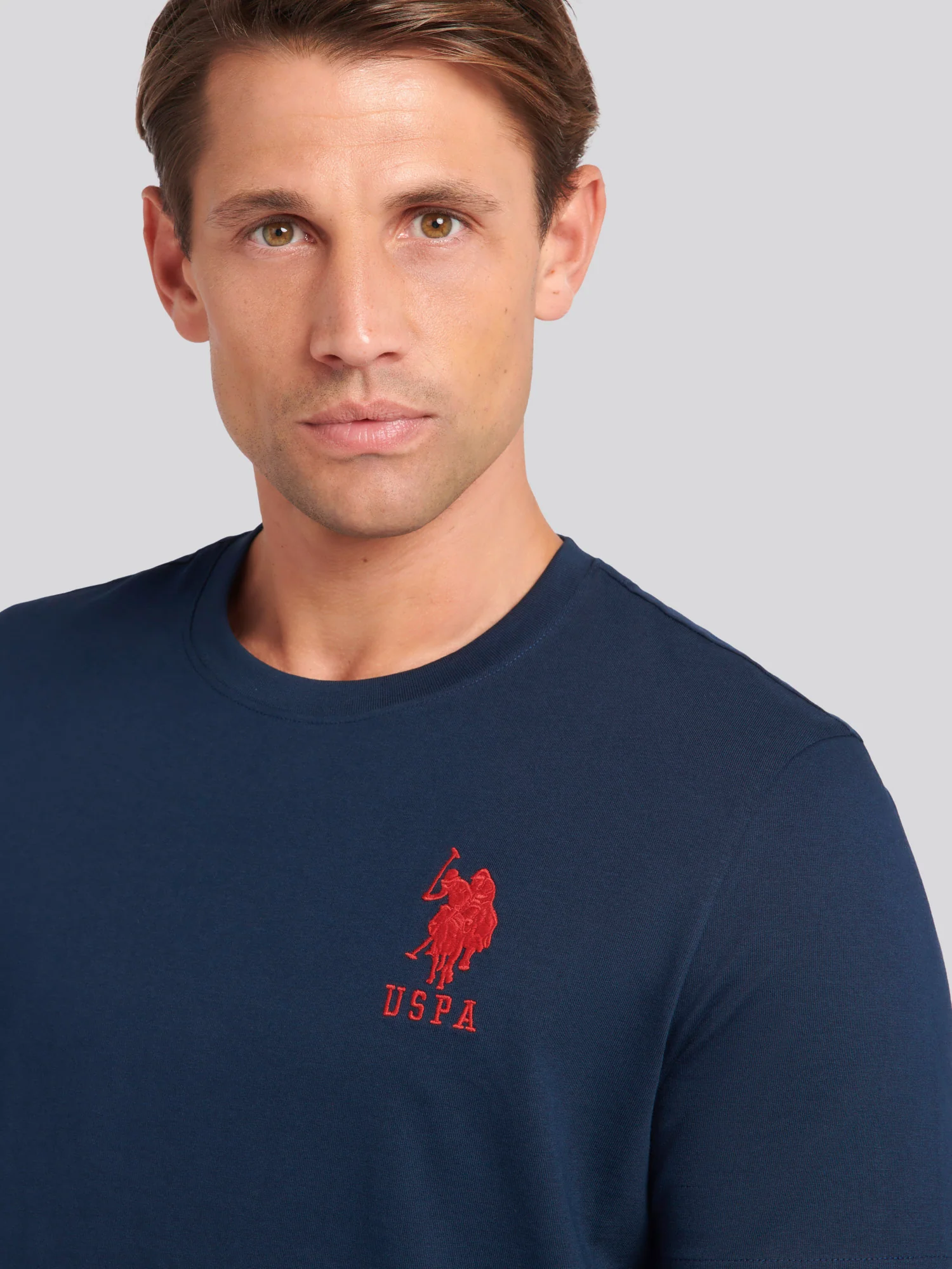 Mens Player 3 T-Shirt Dark Sapphire Navy / Haute Red DHM - Image 2