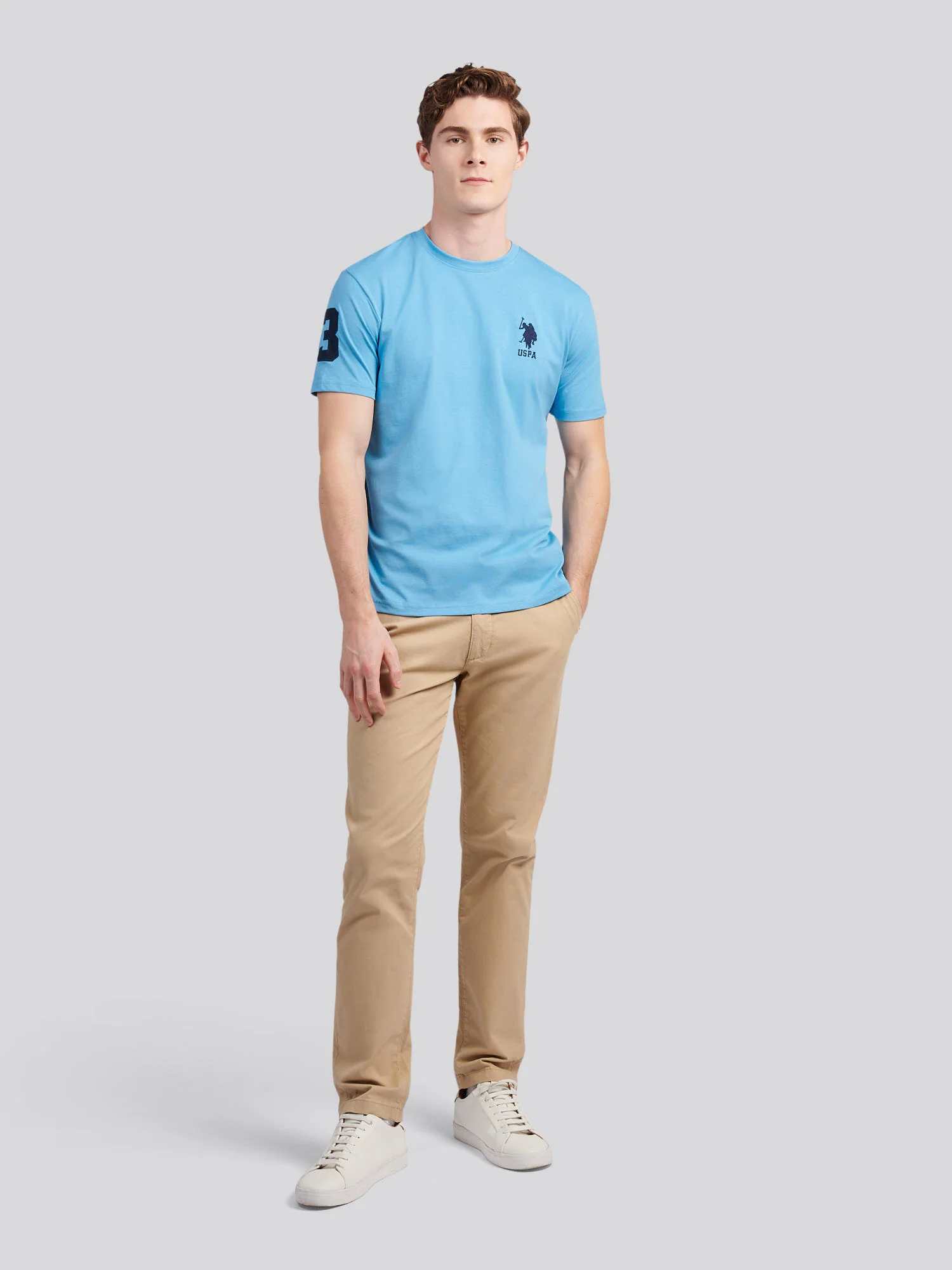 Mens Player 3 T-Shirt Heritage Blue - Image 3