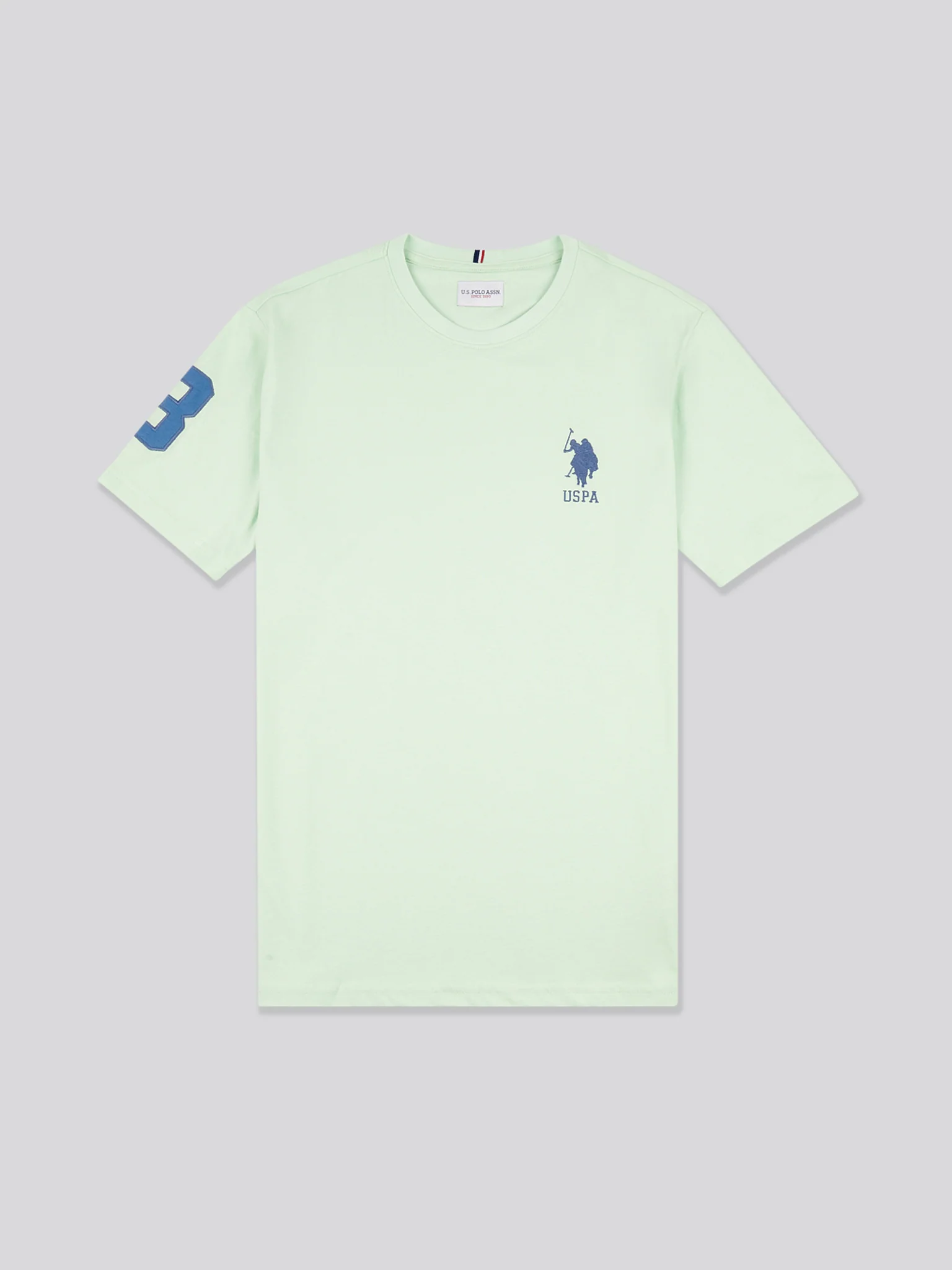 Mens Player 3 T-Shirt Pastel Green - Image 7