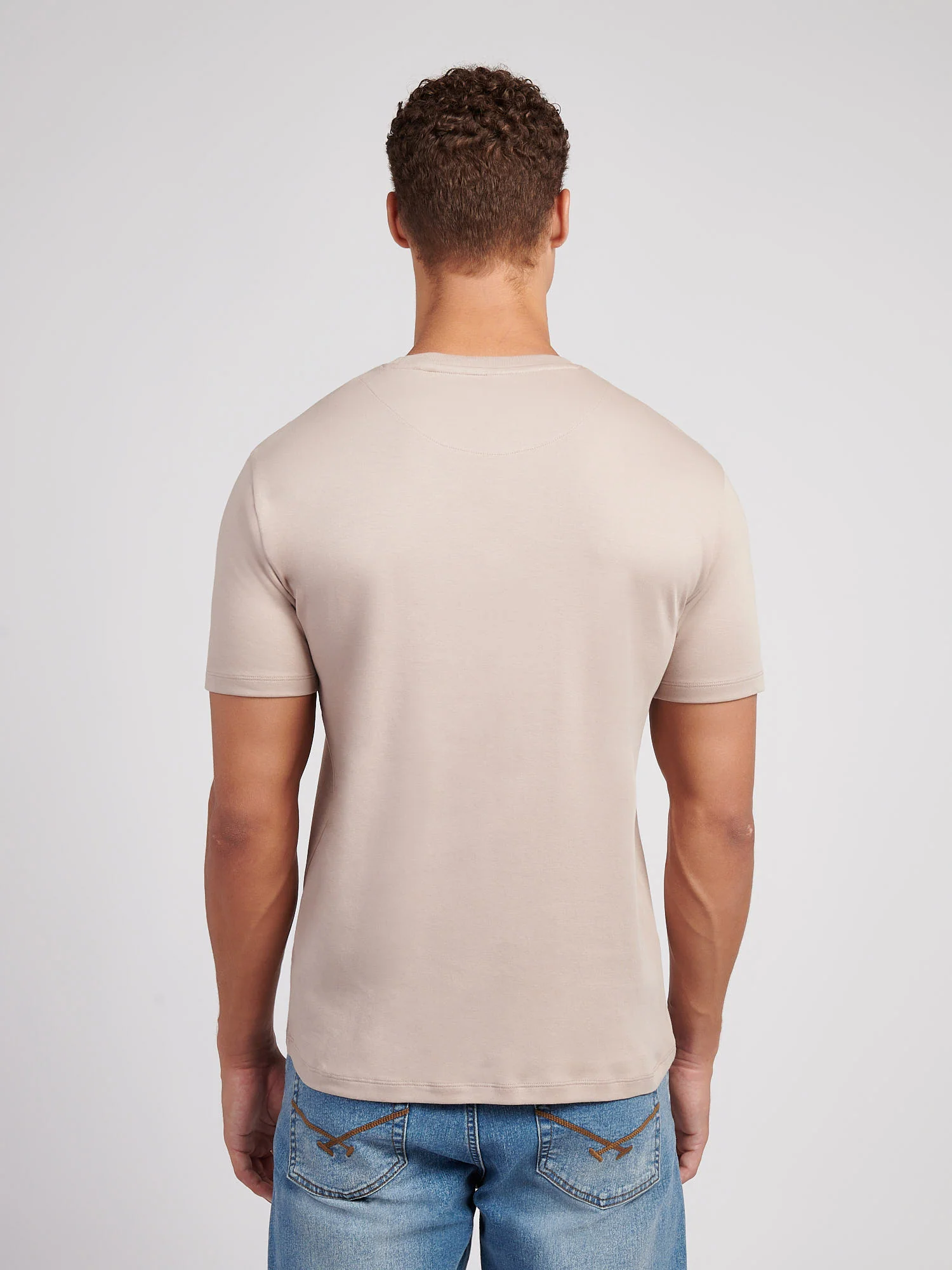 Mens Premium Graphic T-Shirt in Atmosphere - Image 4