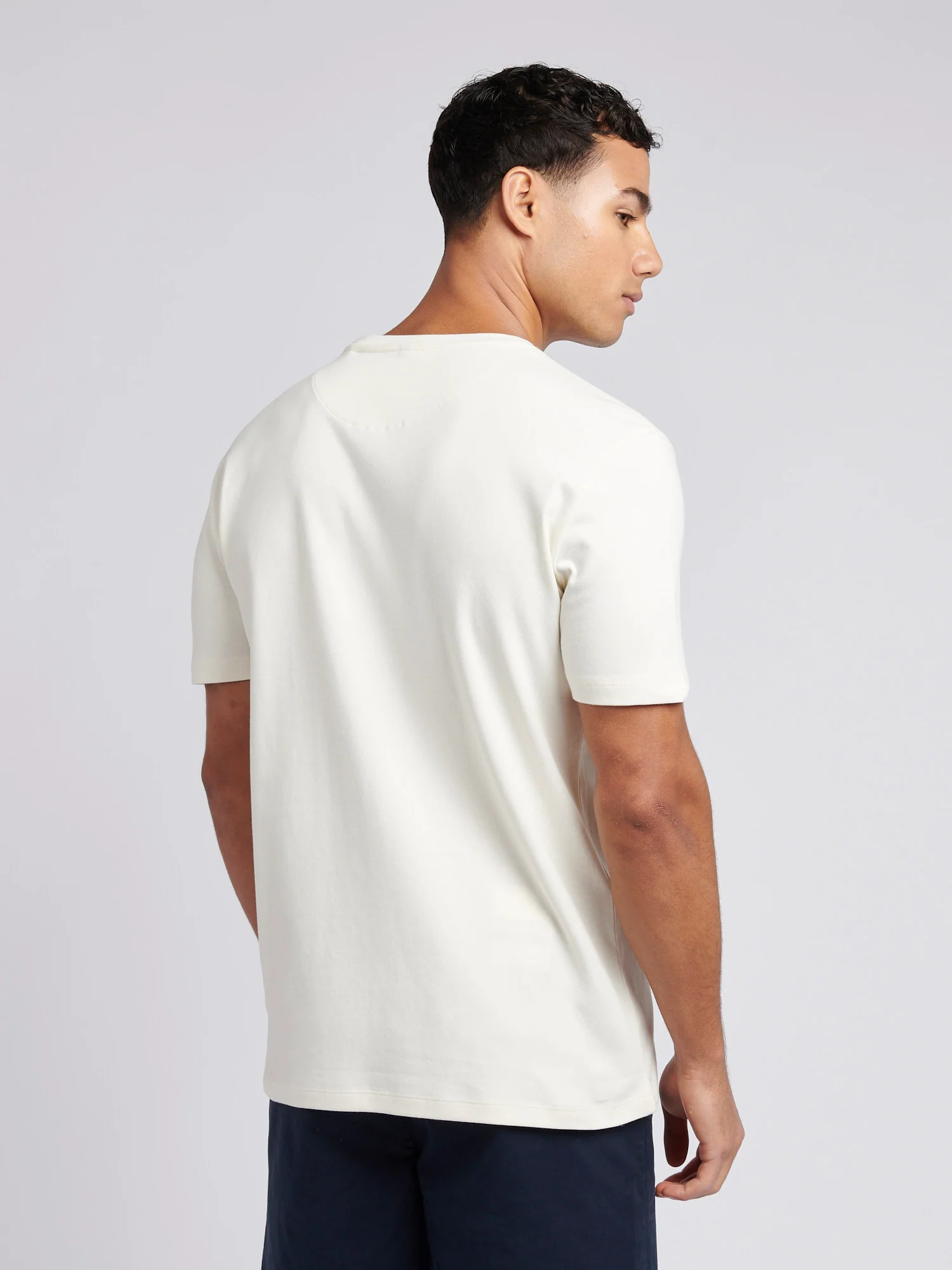 Mens Premium Graphic T-Shirt in Whisper White - Image 4