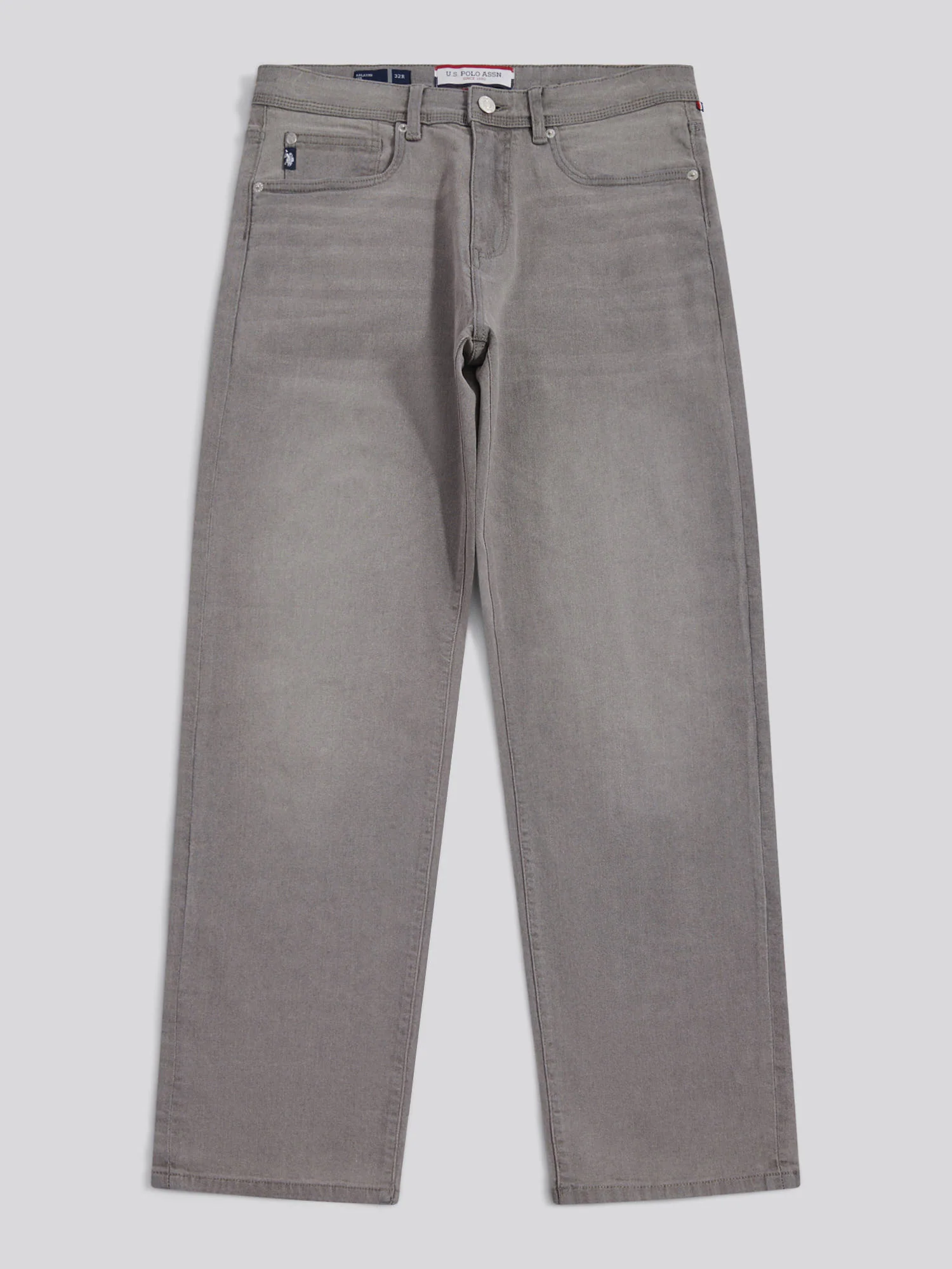 Mens Relaxed Fit Jean Grey Wash - Image 6