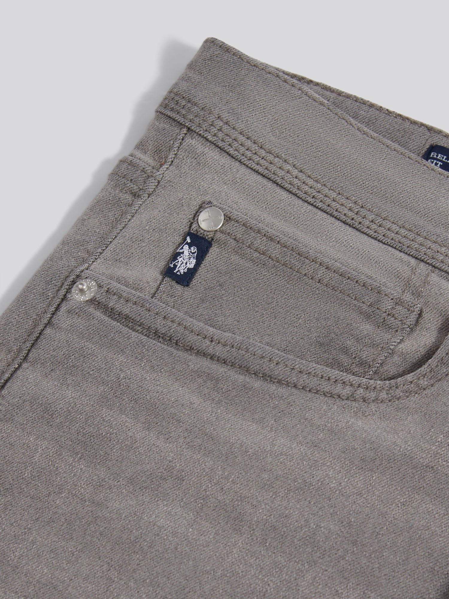 Mens Relaxed Fit Jean Grey Wash - Image 9