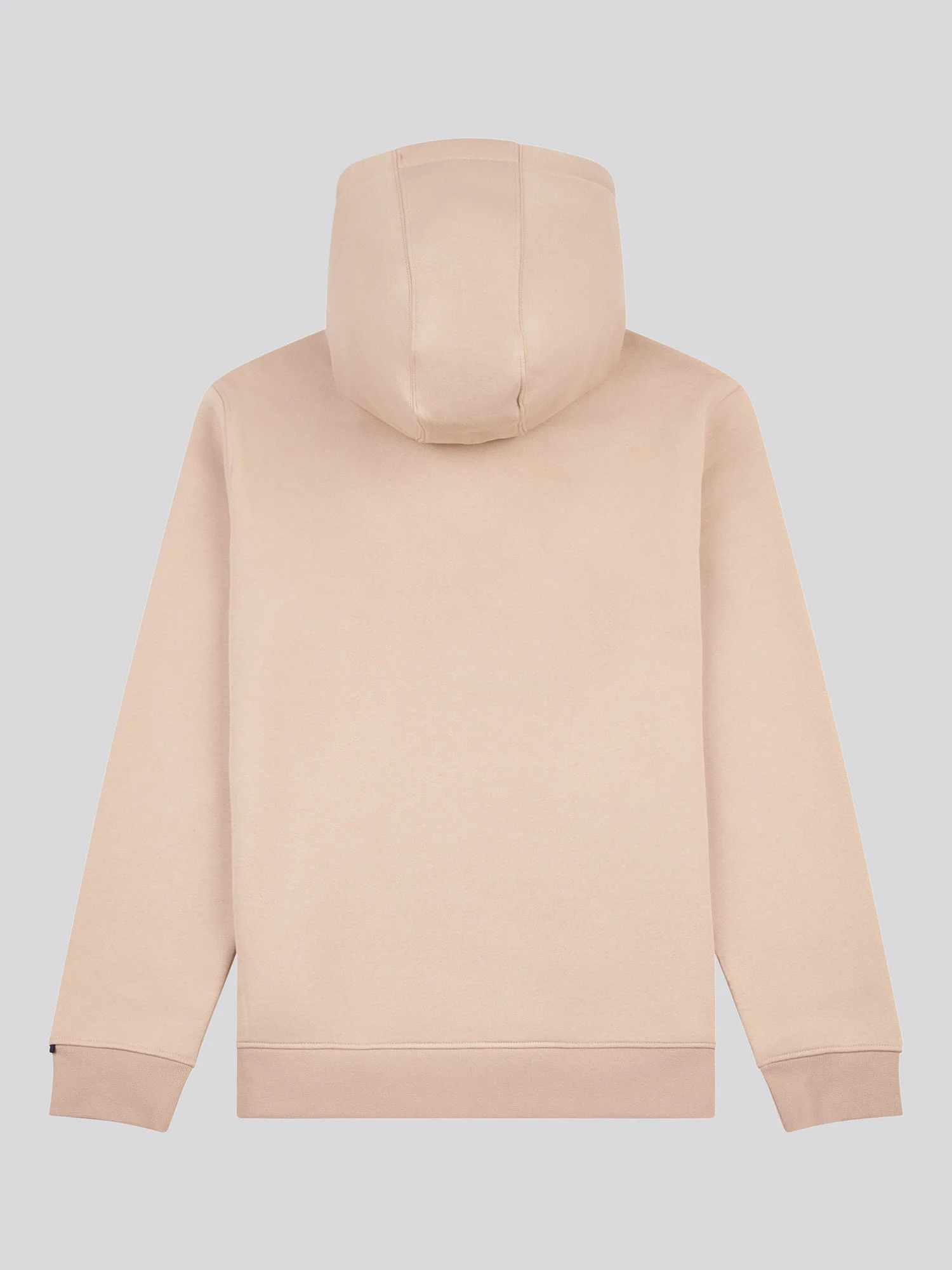 Mens Rider Brush Back Hoodie in Doeskin - Image 6