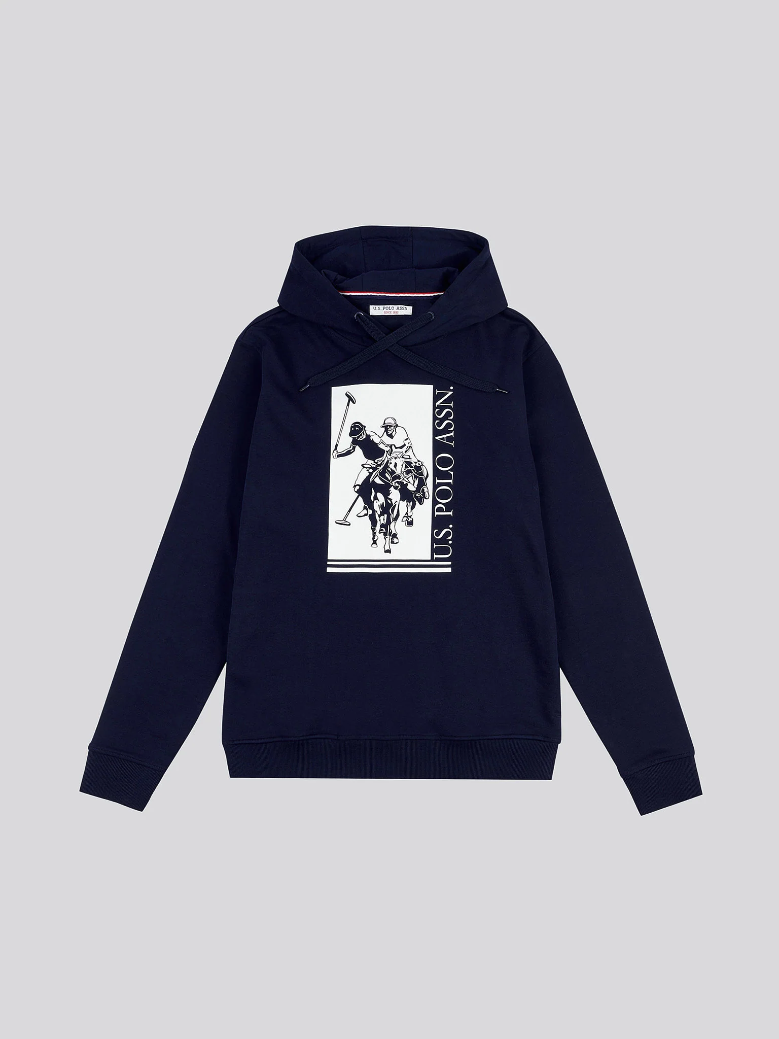 Mens Rider Hoodie in Navy Blue - Image 4