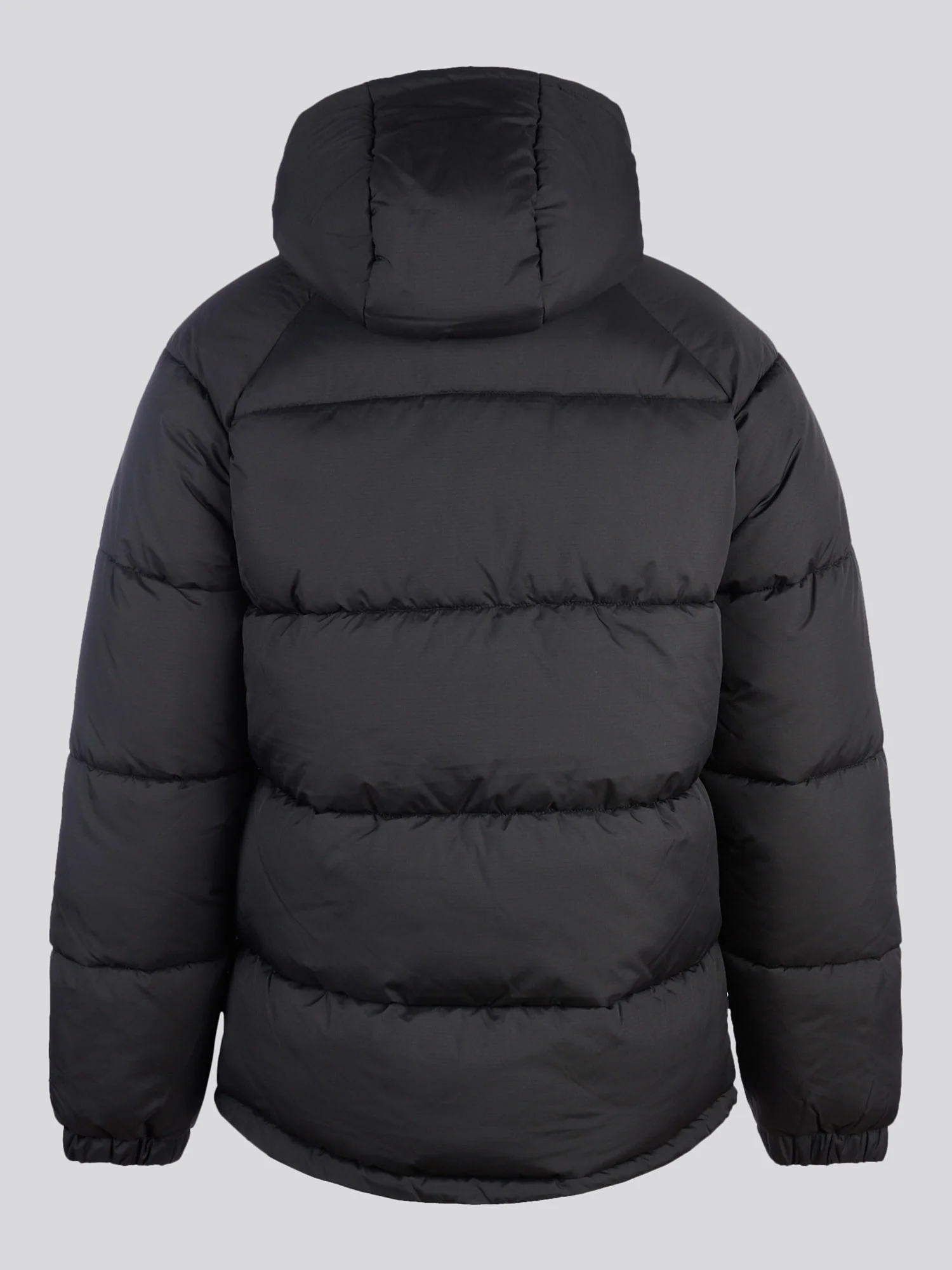 Mens Ripstop Hooded Puffer Jacket in Black - Image 9