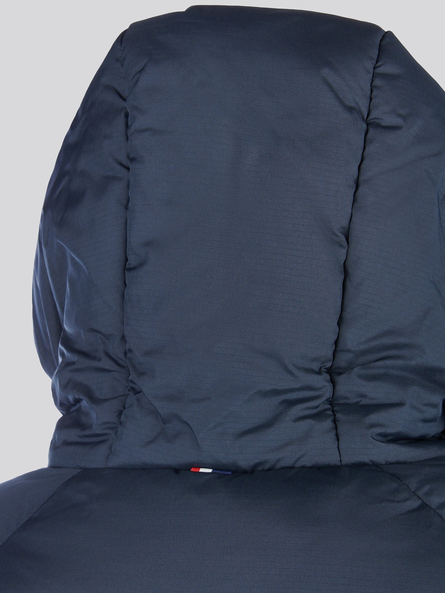 Mens Ripstop Hooded Puffer Jacket in Dark Sapphire Navy - Image 12