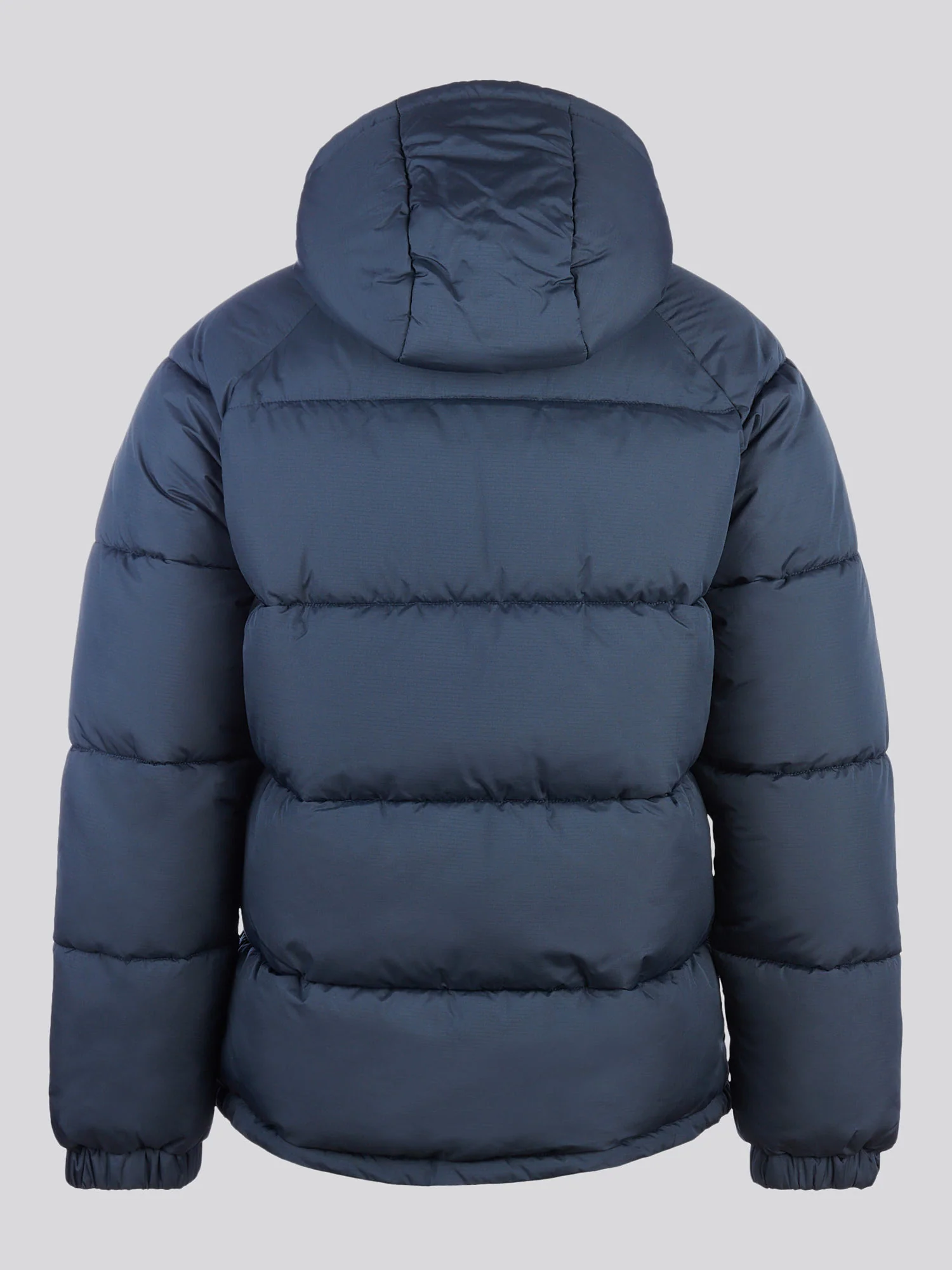 Mens Ripstop Hooded Puffer Jacket in Dark Sapphire Navy - Image 8