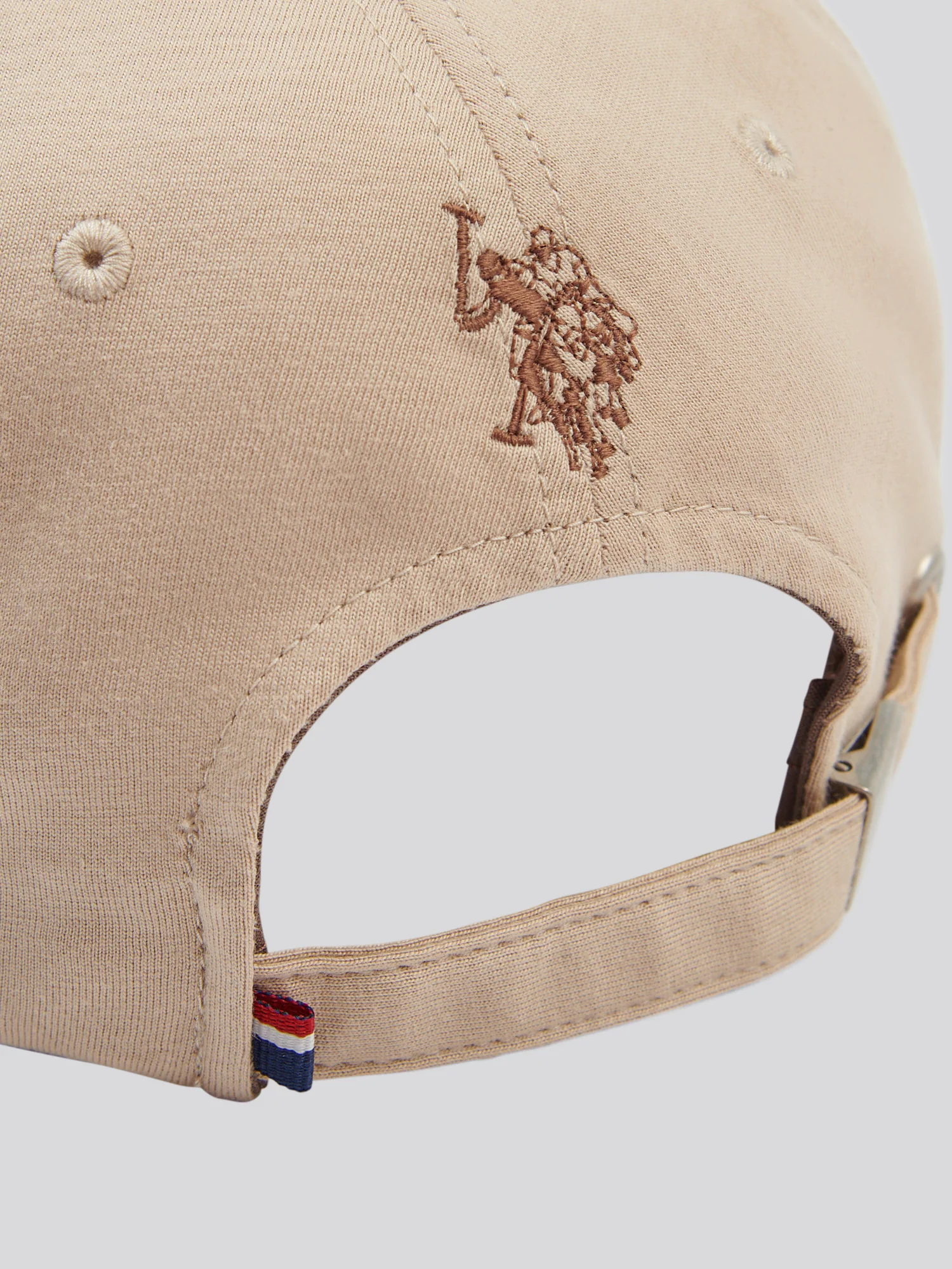 Mens Script Logo Jersey Cap in Doeskin - Image 4