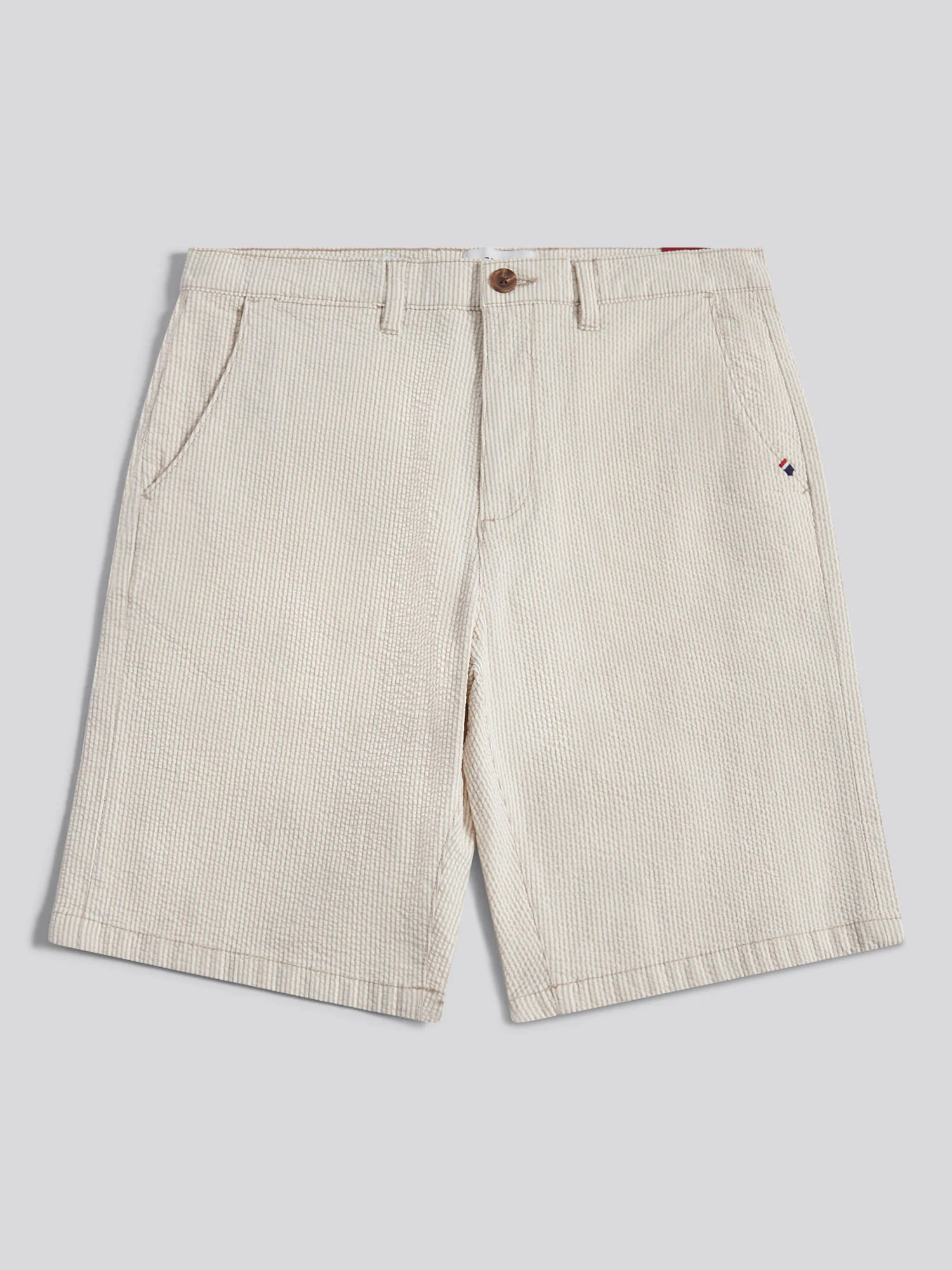 Mens Seersucker Chino Short Atmosphere - Image 5