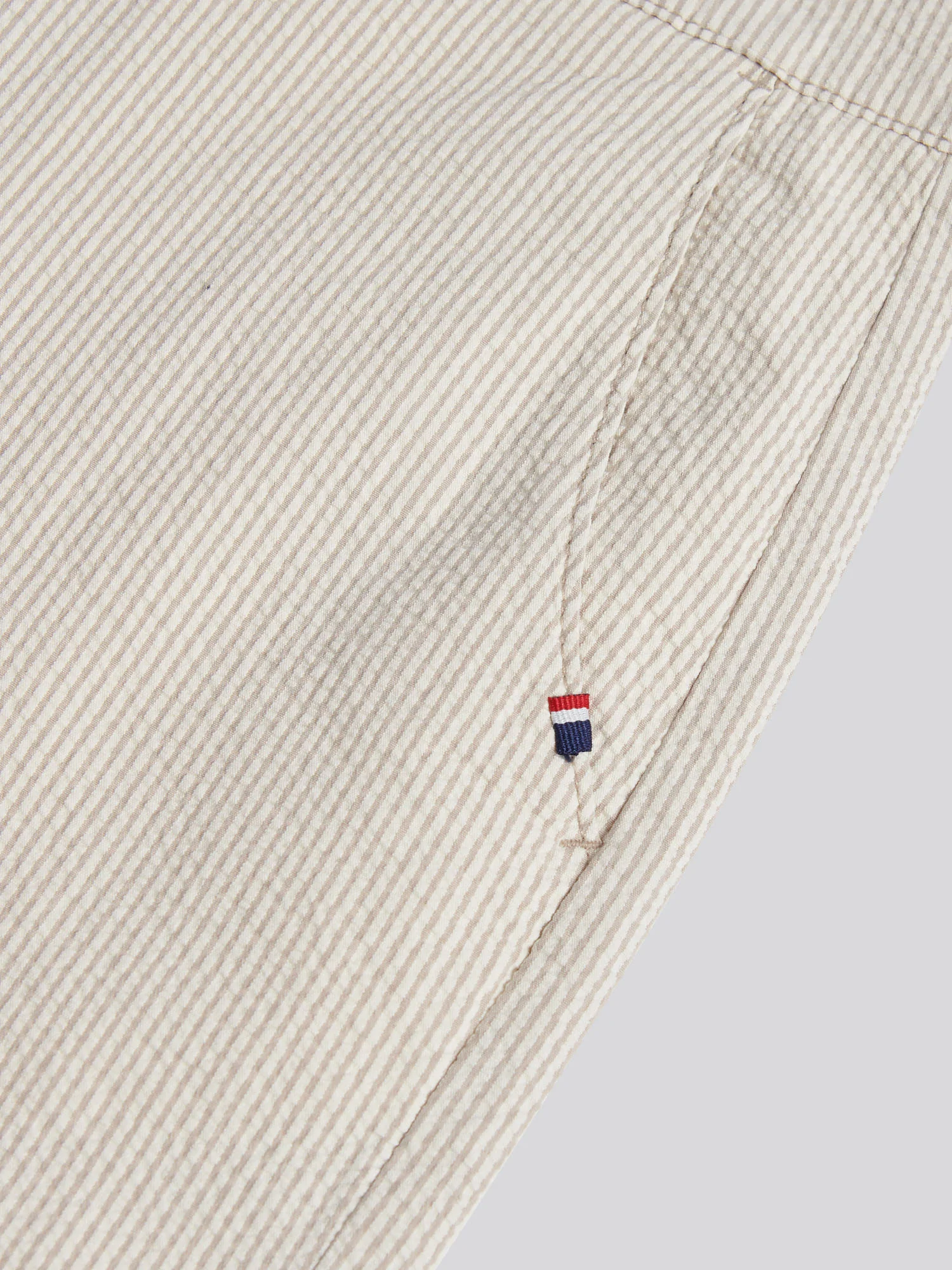 Mens Seersucker Chino Short Atmosphere - Image 8