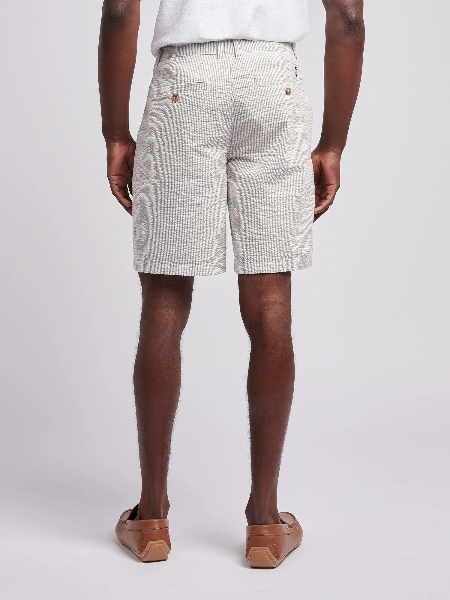 Mens Seersucker Chino Short Northern Droplet - Image 4