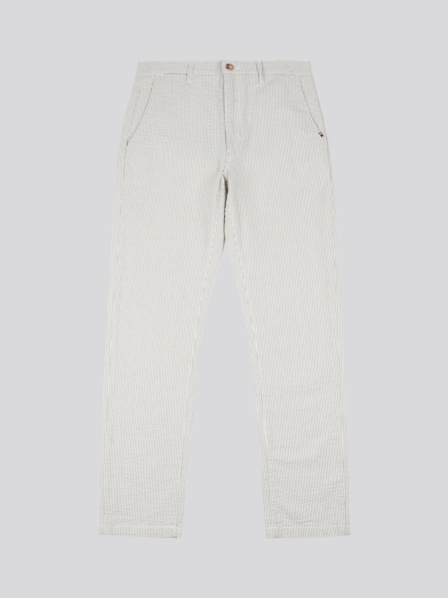 Mens Seersucker Woven Trouser in Northern Droplet - Image 6