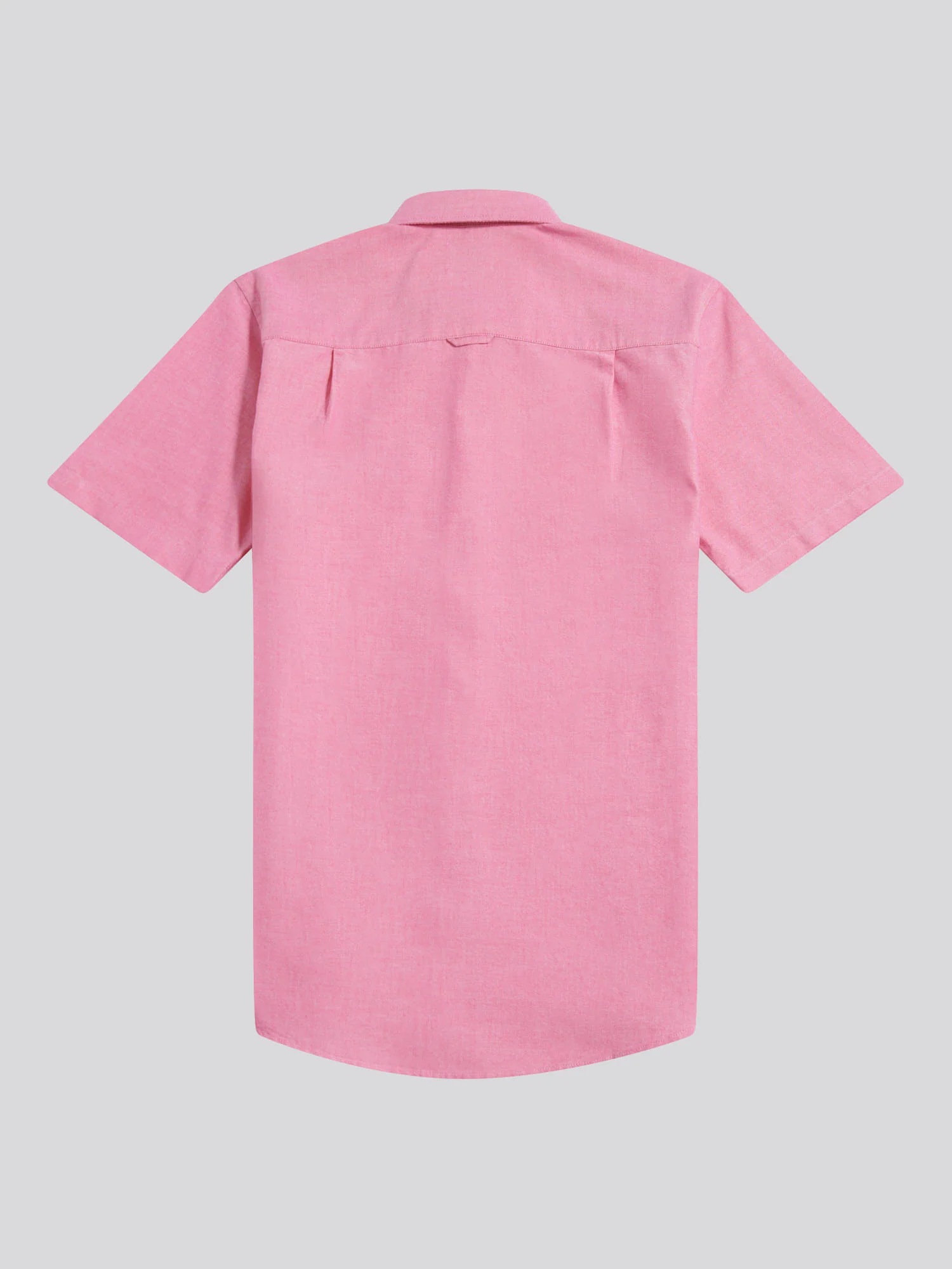 Mens Short Sleeve Oxford Shirt Chateau Rose - Image 6