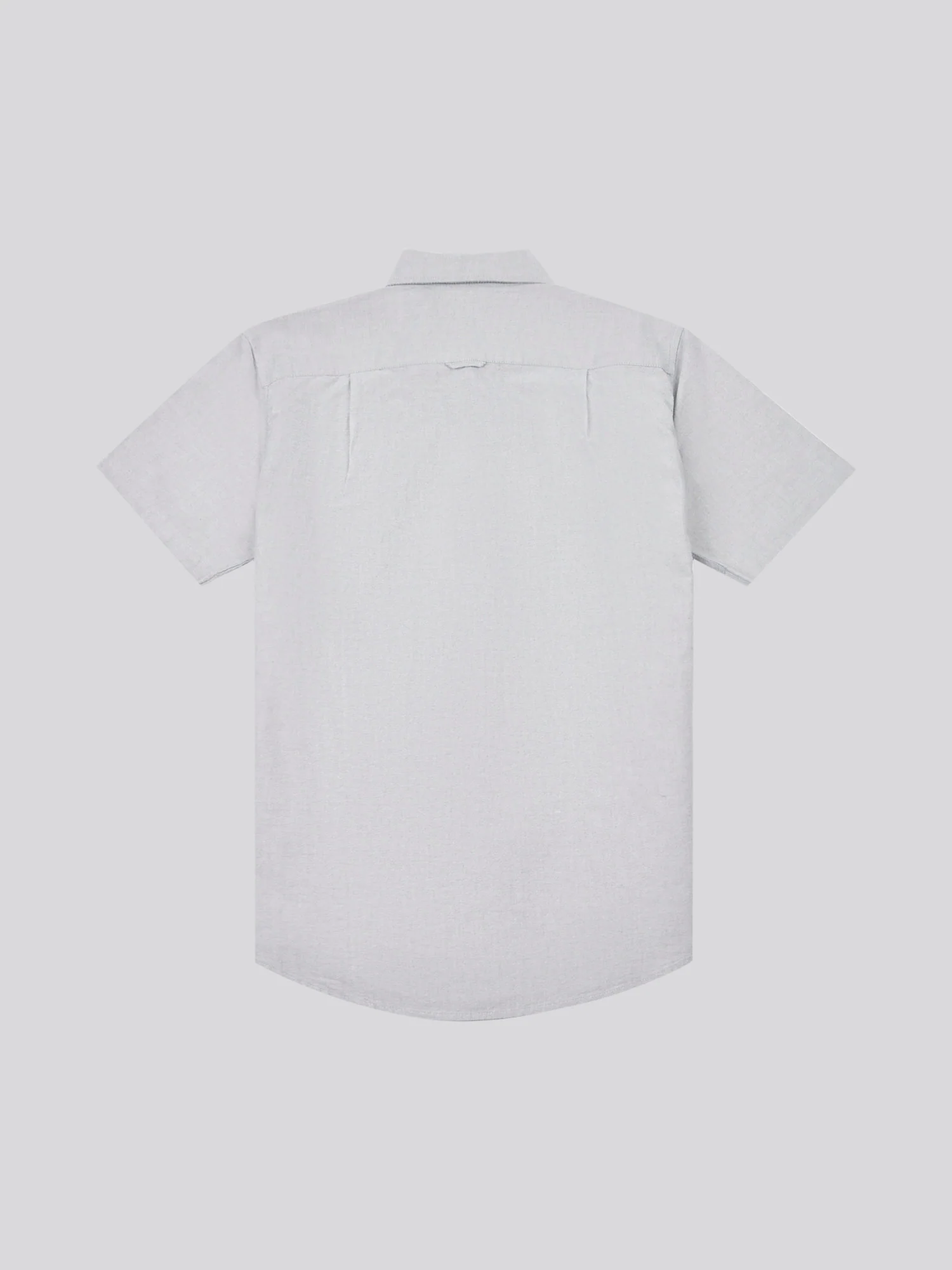 Mens Short Sleeve Oxford Shirt Mulled Basil - Image 6