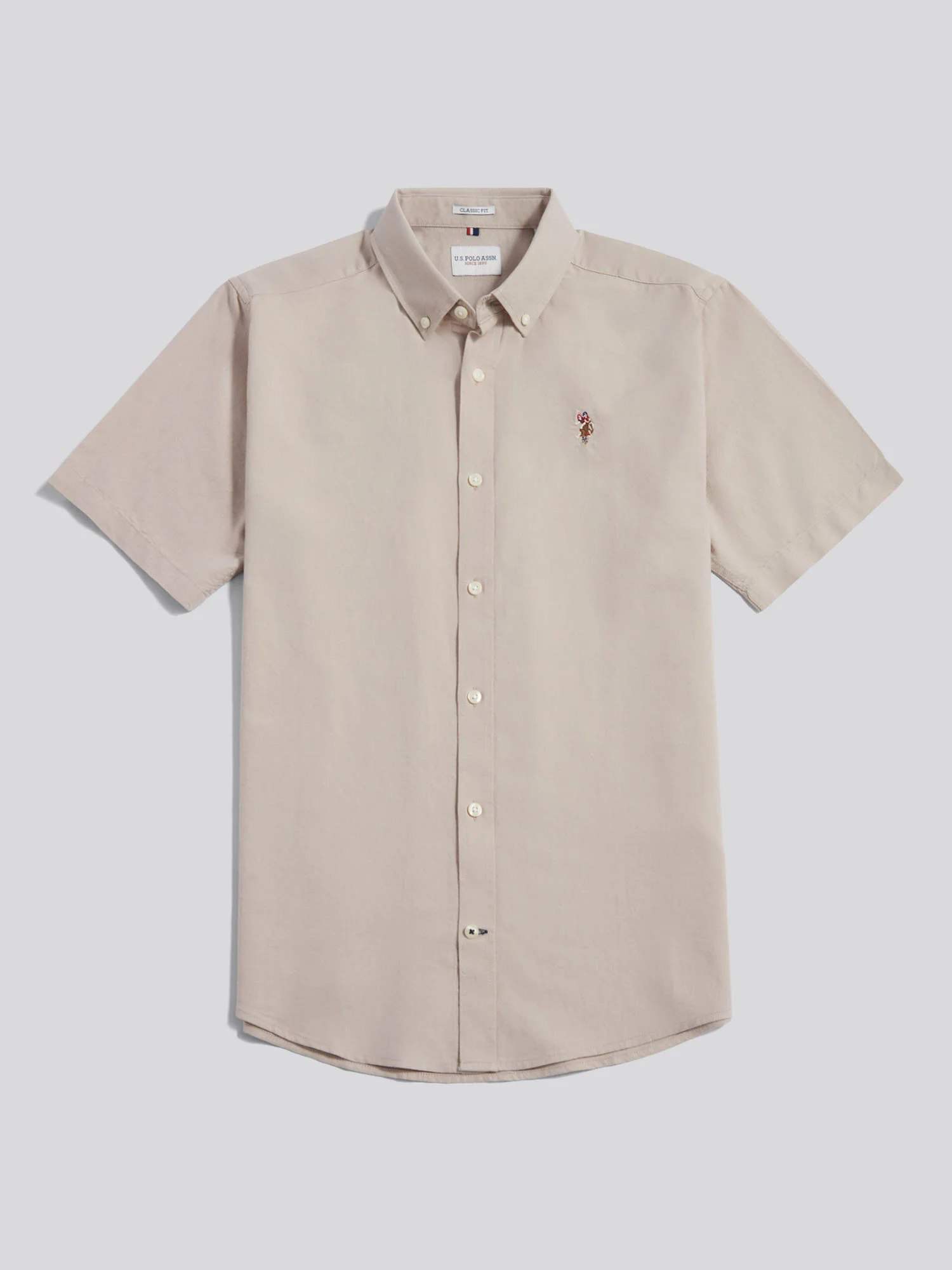 Mens Short Sleeve Oxford Shirt String - Image 5