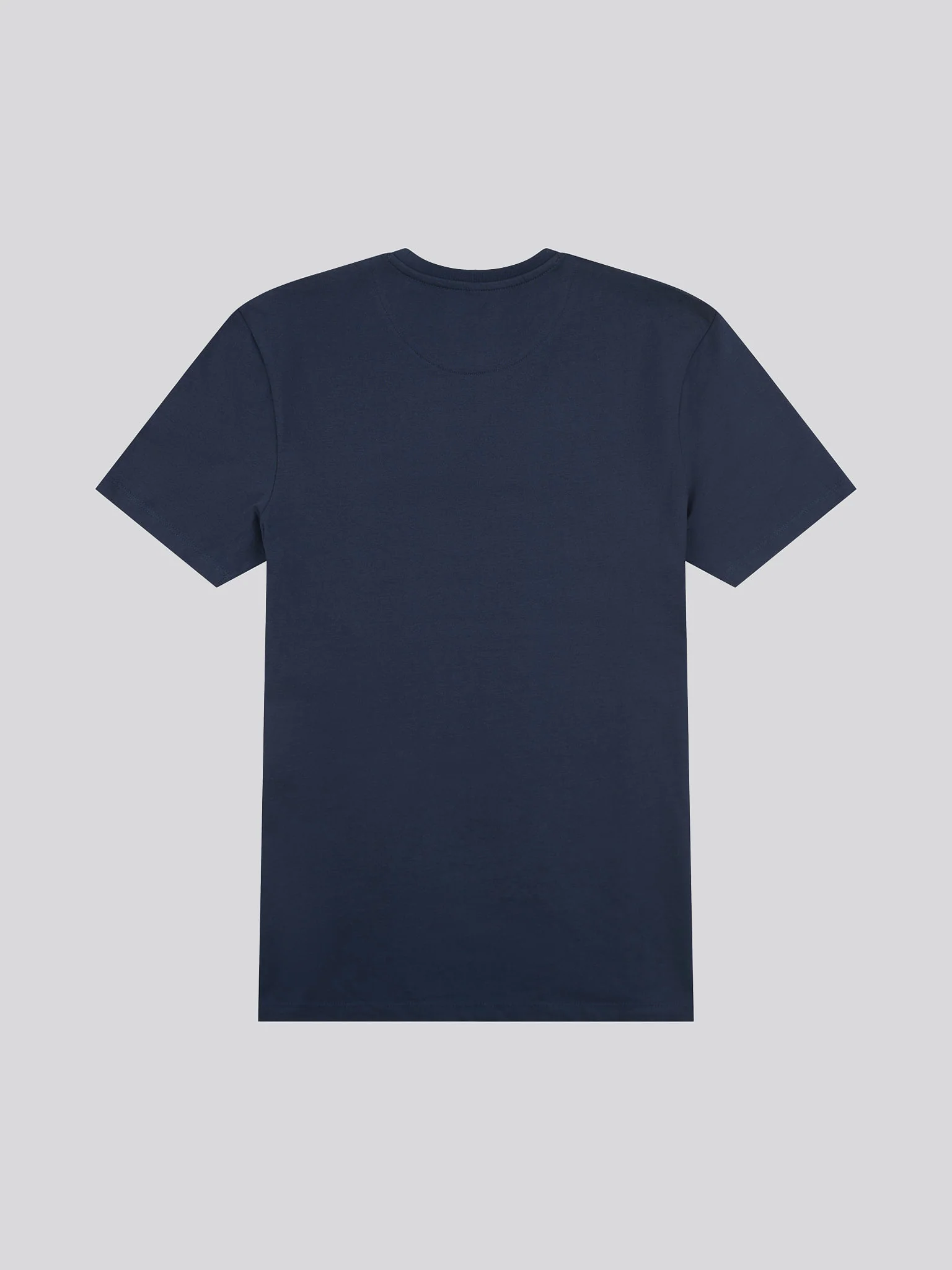 Mens Signature Arch Print T-Shirt Dark Sapphire Navy - Image 6