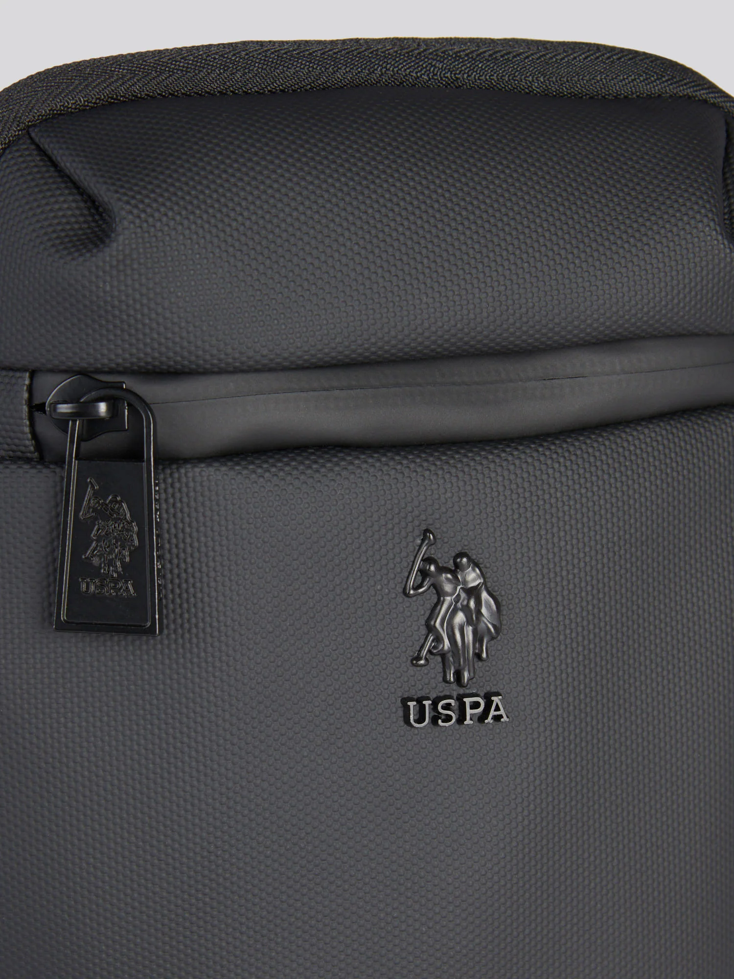 Mens Small Arrowhead Crossbody Bag in Black - Image 7