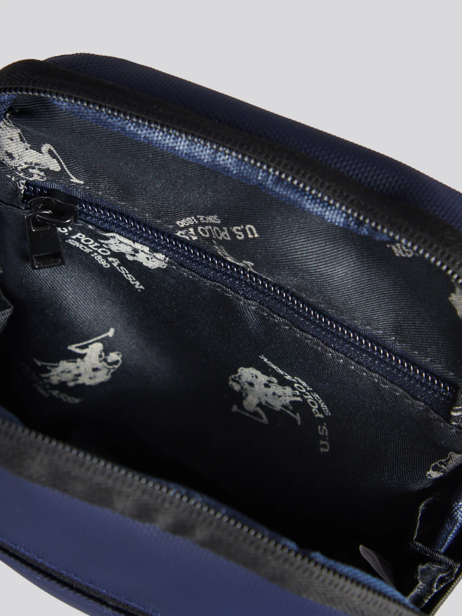Mens Small Arrowhead Crossbody Bag in Navy - Image 13