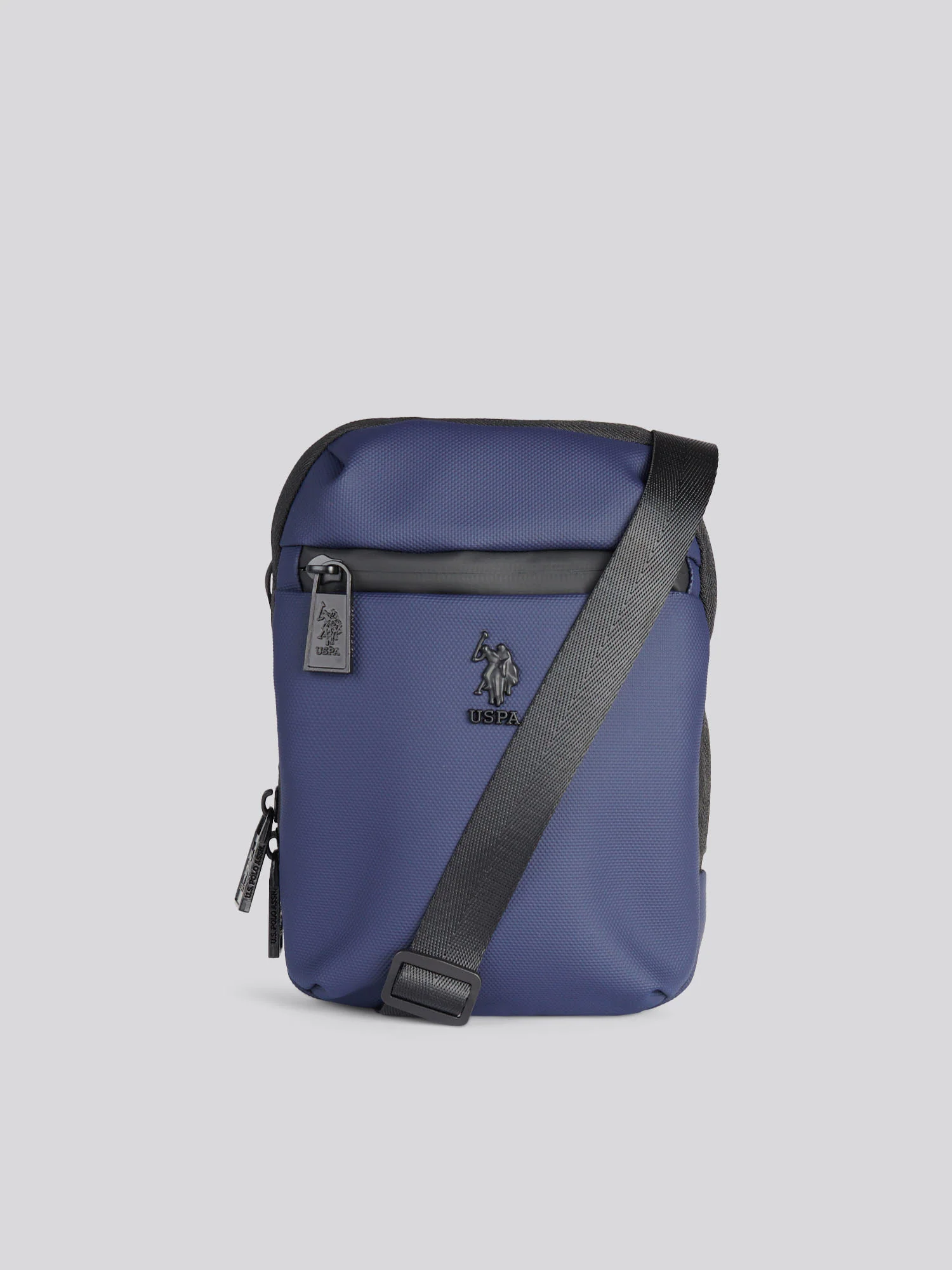 Mens Small Arrowhead Crossbody Bag in Navy - Image 5