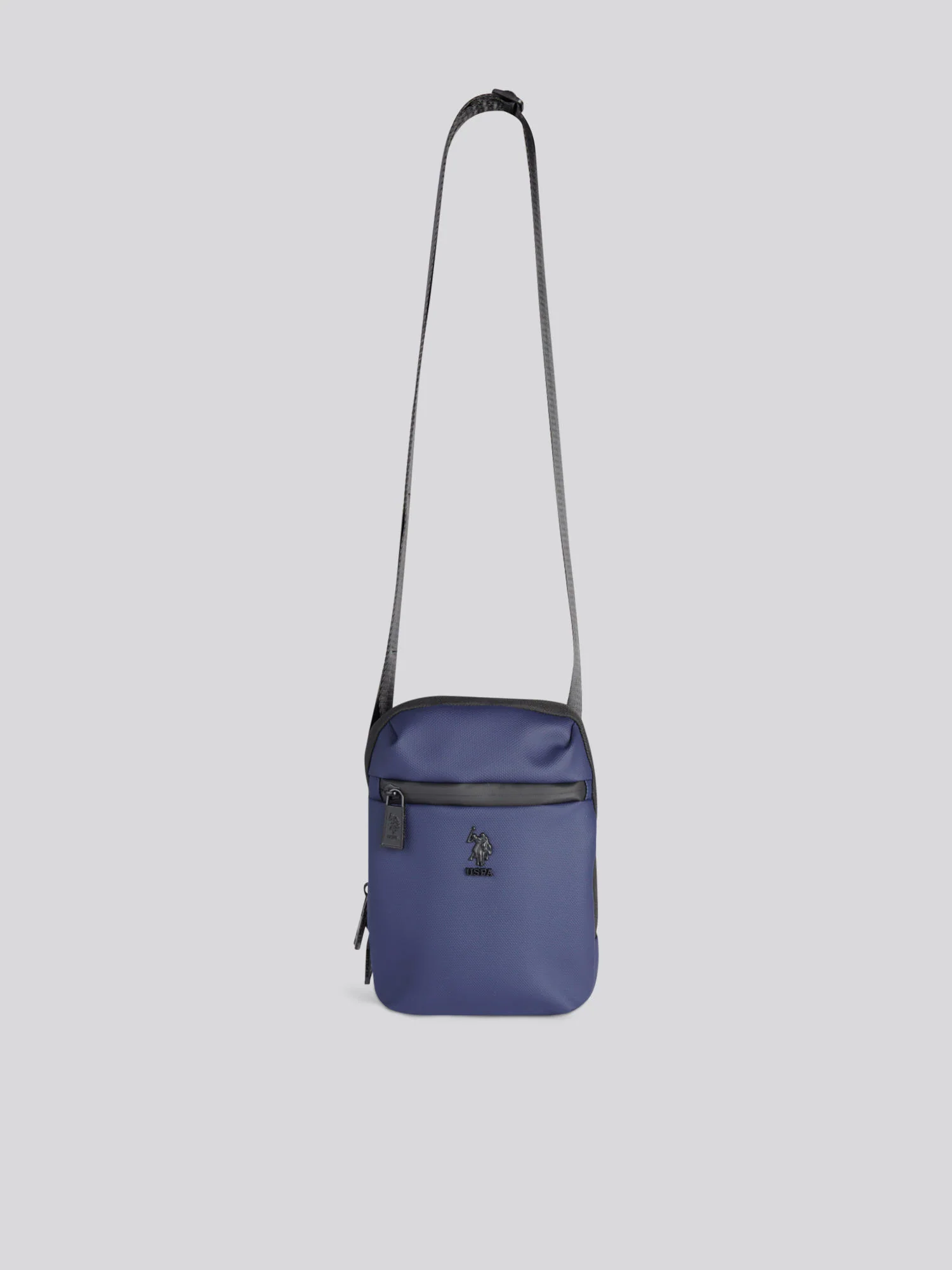 Mens Small Arrowhead Crossbody Bag in Navy - Image 8