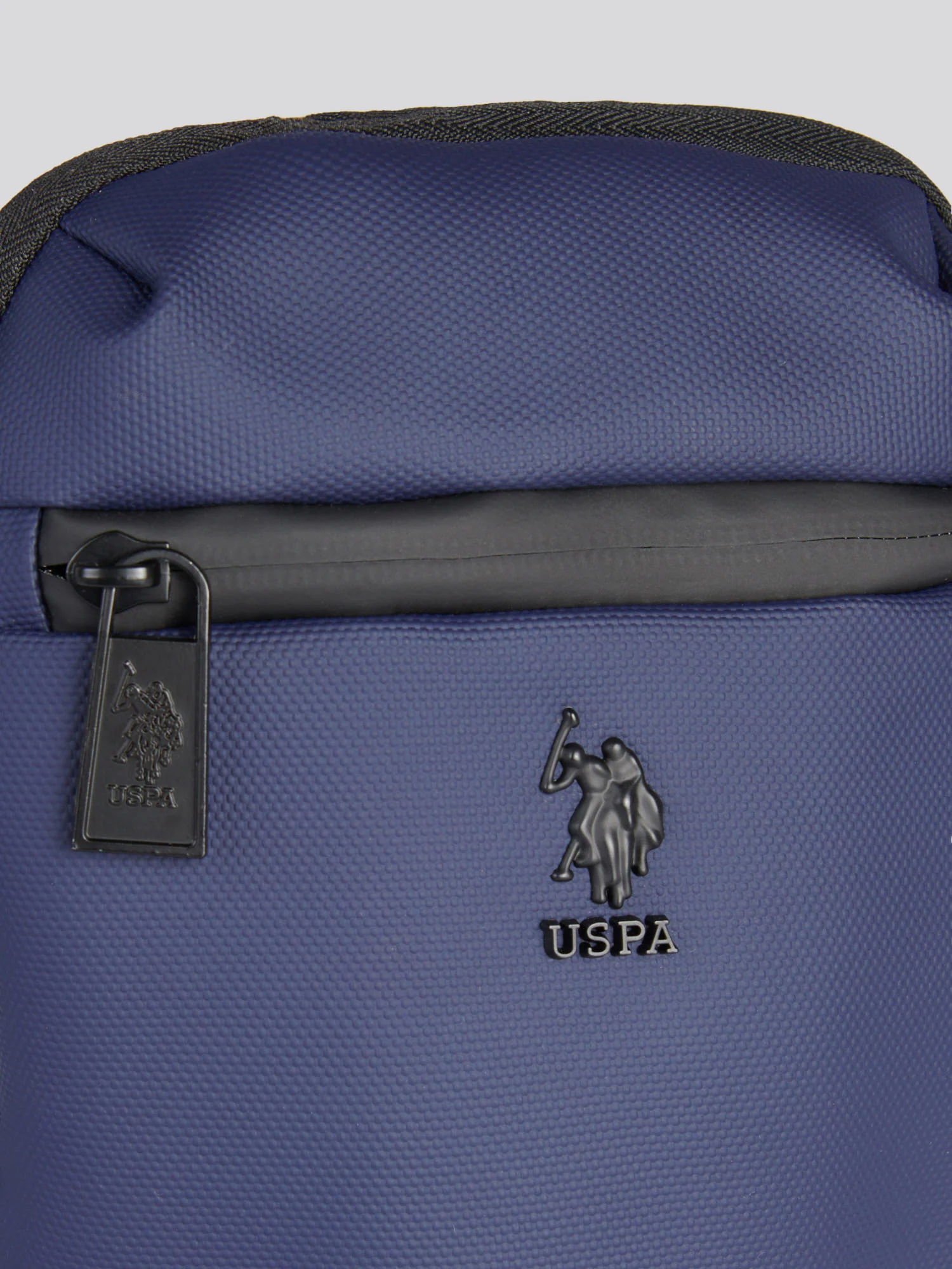 Mens Small Arrowhead Crossbody Bag in Navy - Image 9