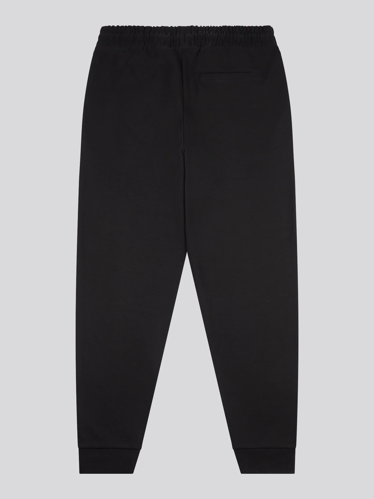 Mens Smart Interlock Jogger in Black Bright White DHM - Image 6