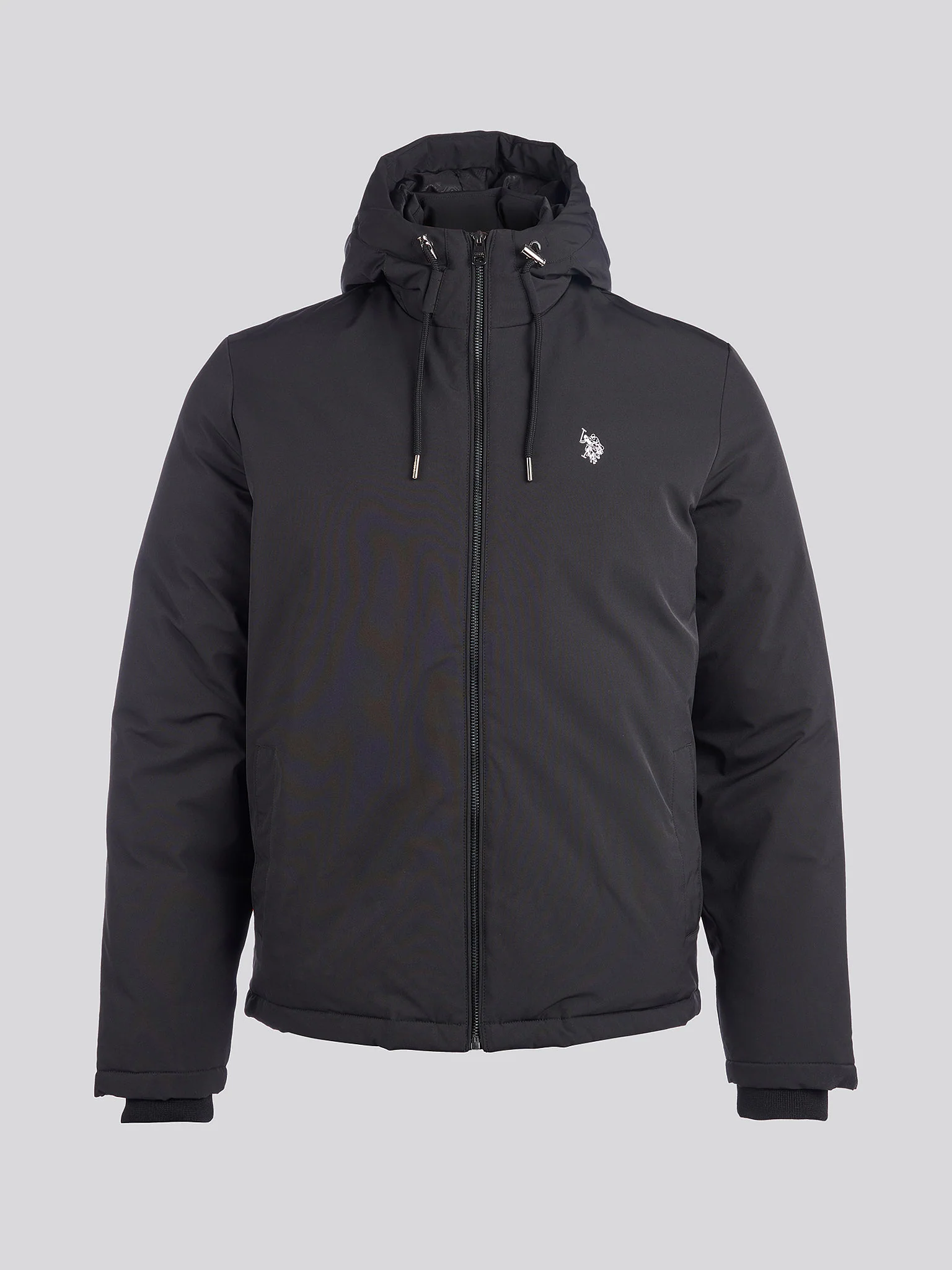 Mens Smart Padded Jacket in Black - Image 7