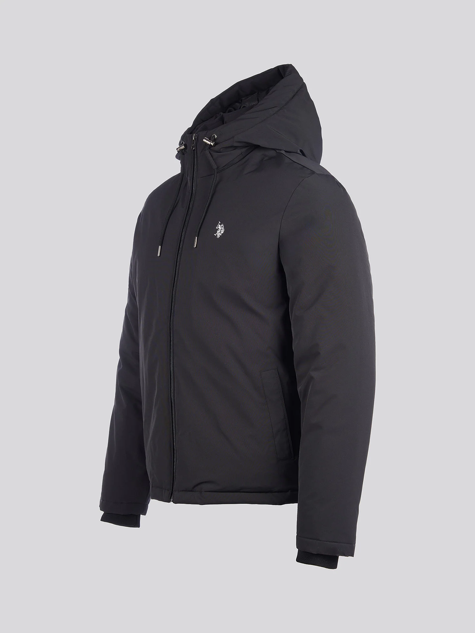 Mens Smart Padded Jacket in Black - Image 8