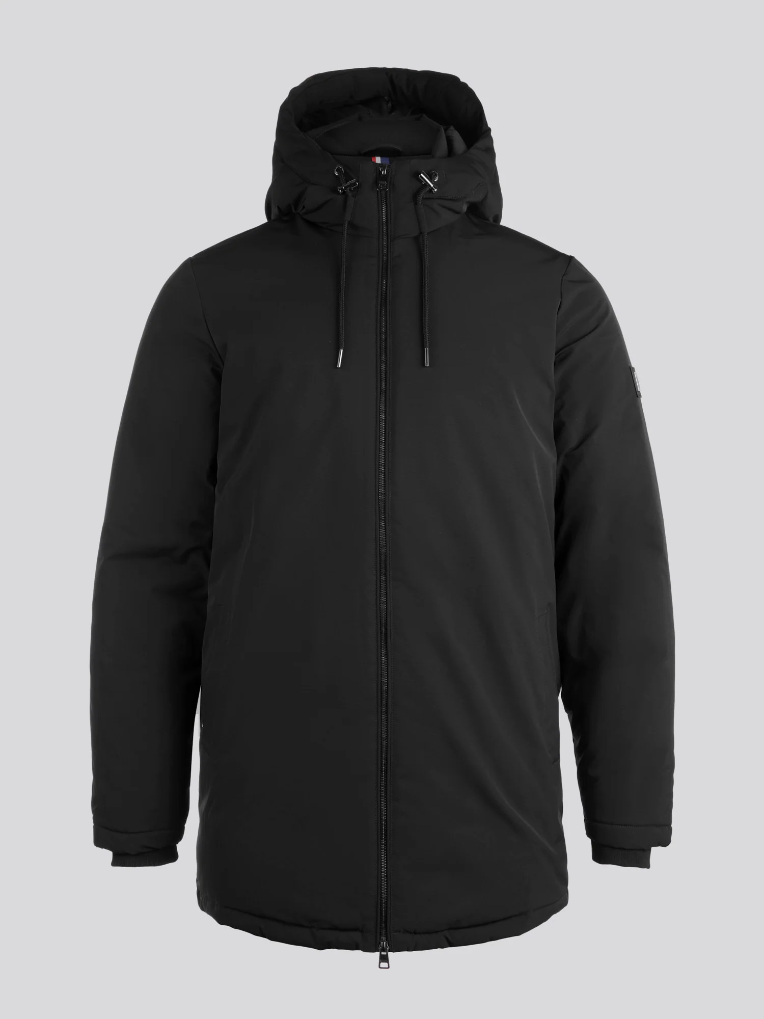 Mens Smart Parka in Black - Image 7