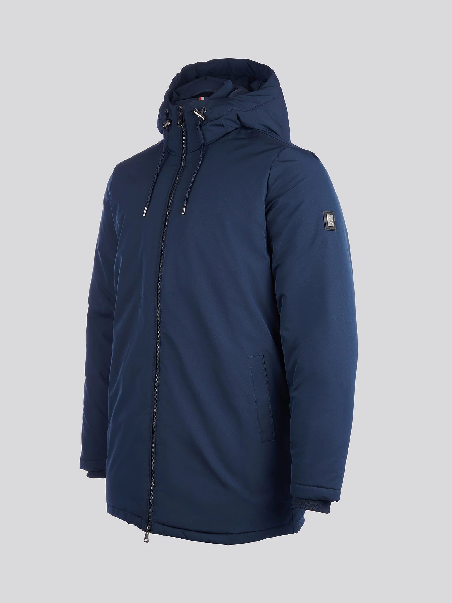 Mens Smart Parka in Dark Sapphire Navy - Image 10