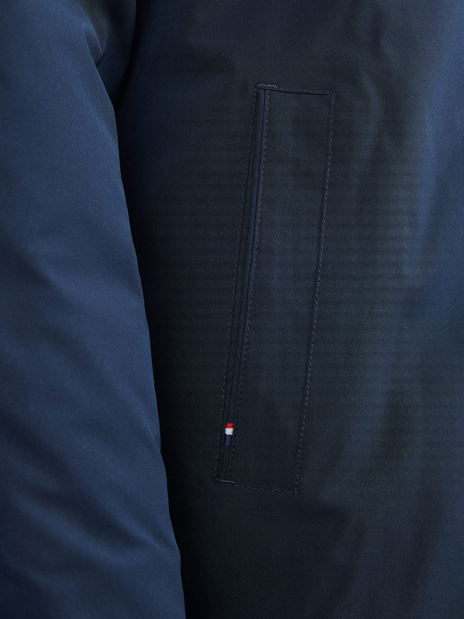 Mens Smart Parka in Dark Sapphire Navy - Image 13