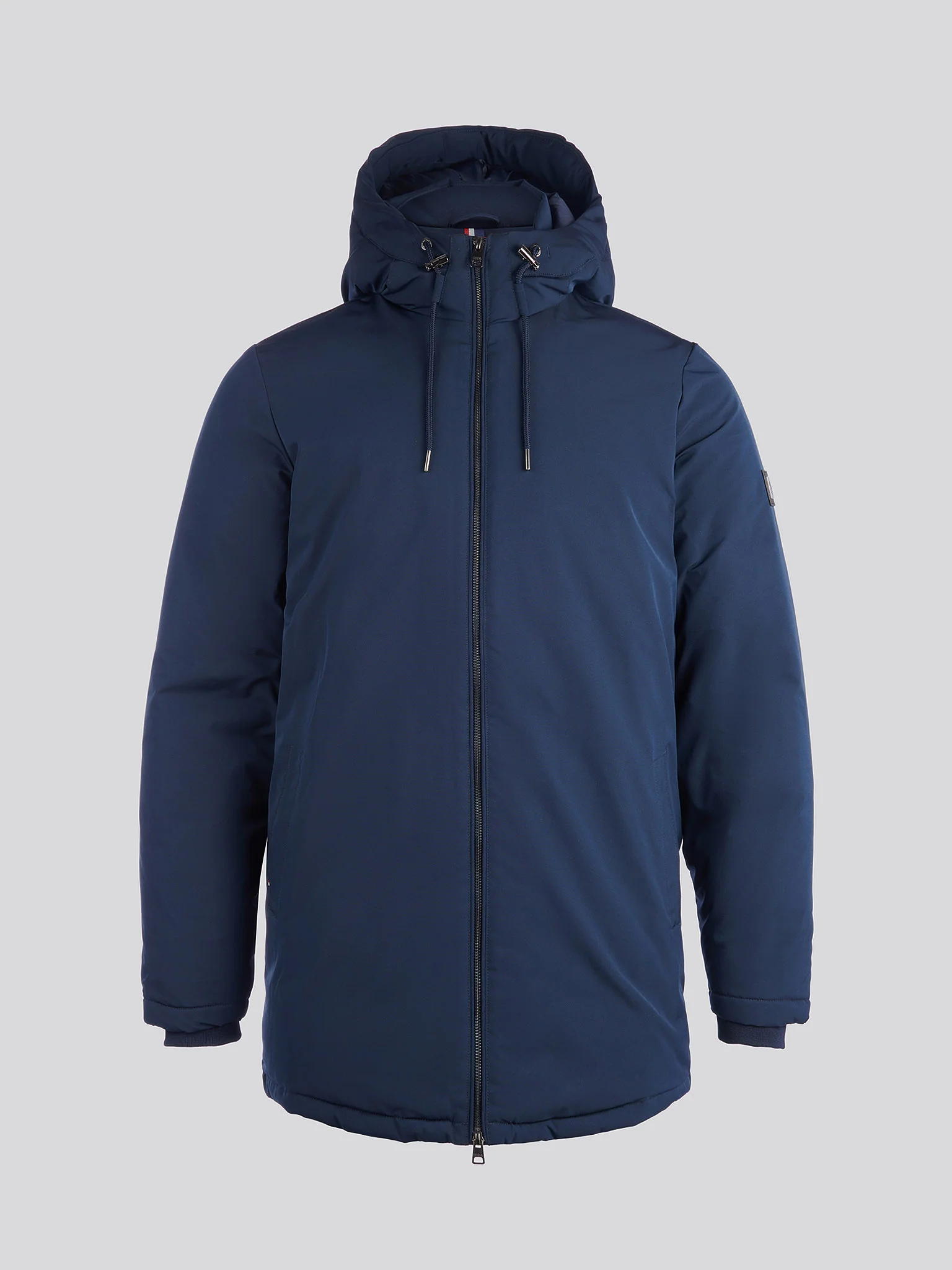 Mens Smart Parka in Dark Sapphire Navy - Image 9