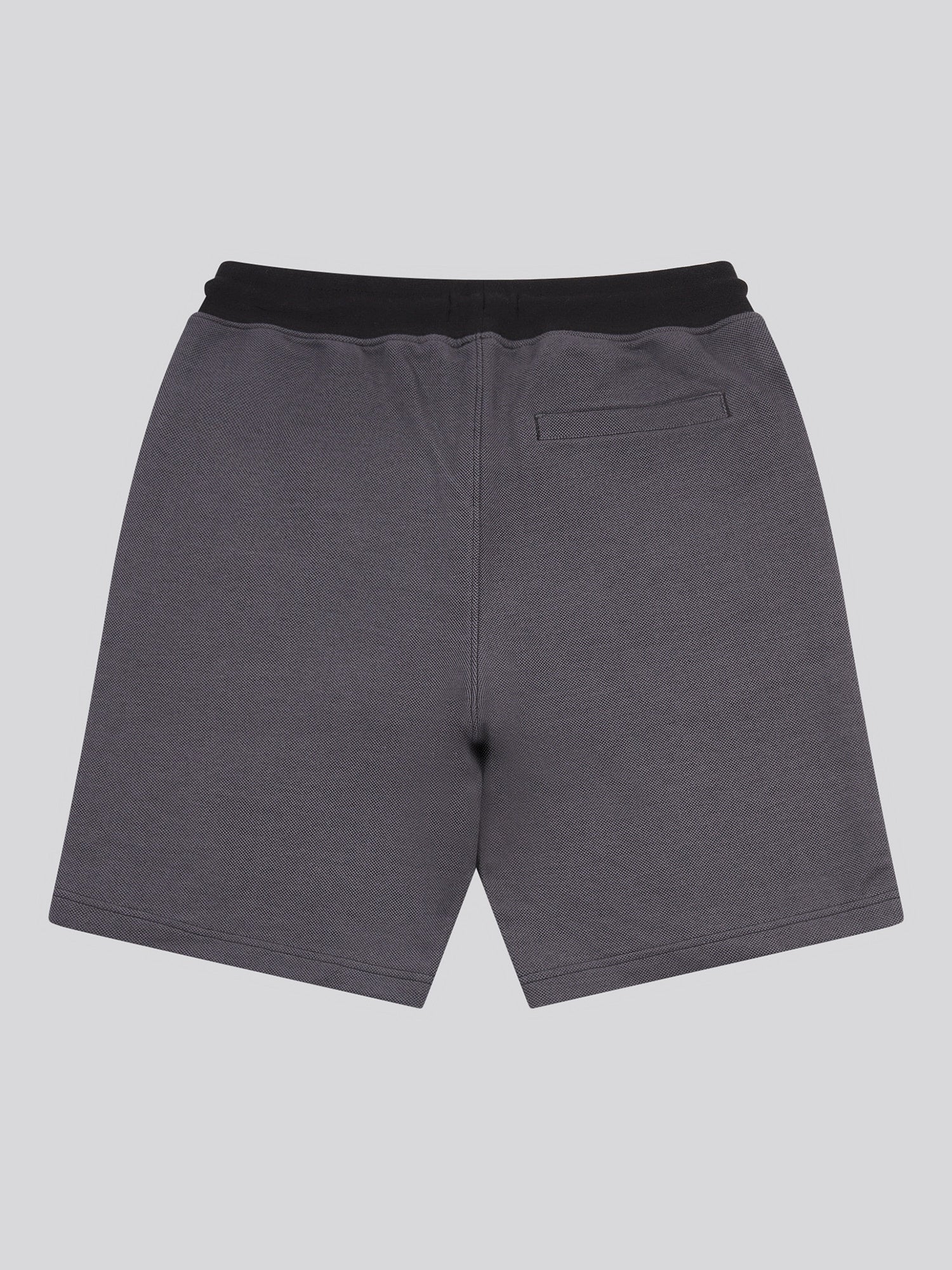 Mens Smart Two Tone Pleat Short in Black - Image 6